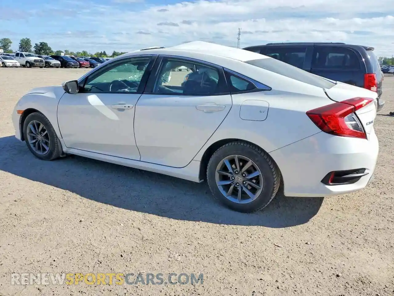 2 fotografías del automóvil dañado 2HGFC2F74MH003746 HONDA CIVIC 2021