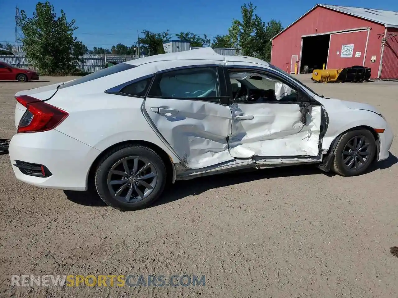 3 fotografías del automóvil dañado 2HGFC2F74MH003746 HONDA CIVIC 2021