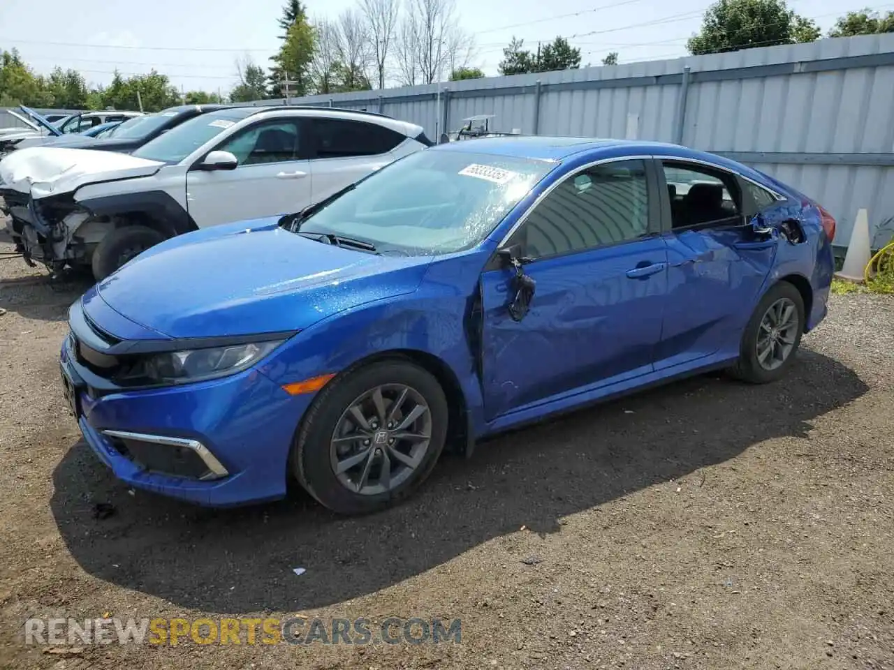 1 Photograph of a damaged car 2HGFC2F76MH010147 HONDA CIVIC 2021
