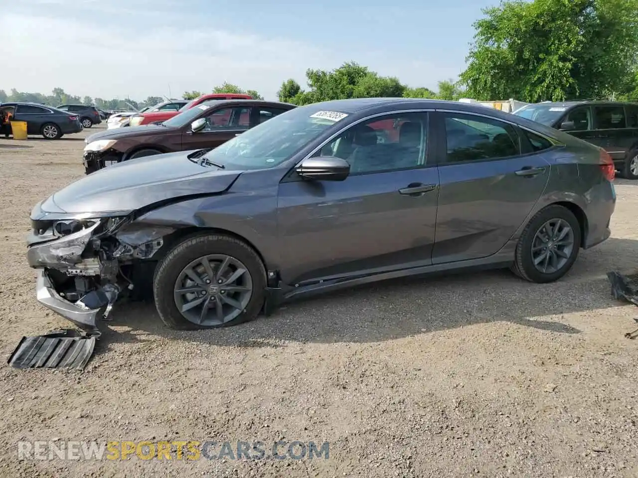 1 Photograph of a damaged car 2HGFC2F77MH007967 HONDA CIVIC 2021