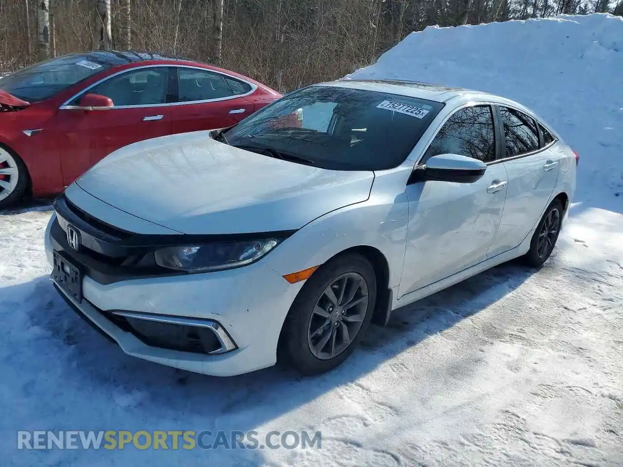 1 Photograph of a damaged car 2HGFC2F78MH012997 HONDA CIVIC 2021