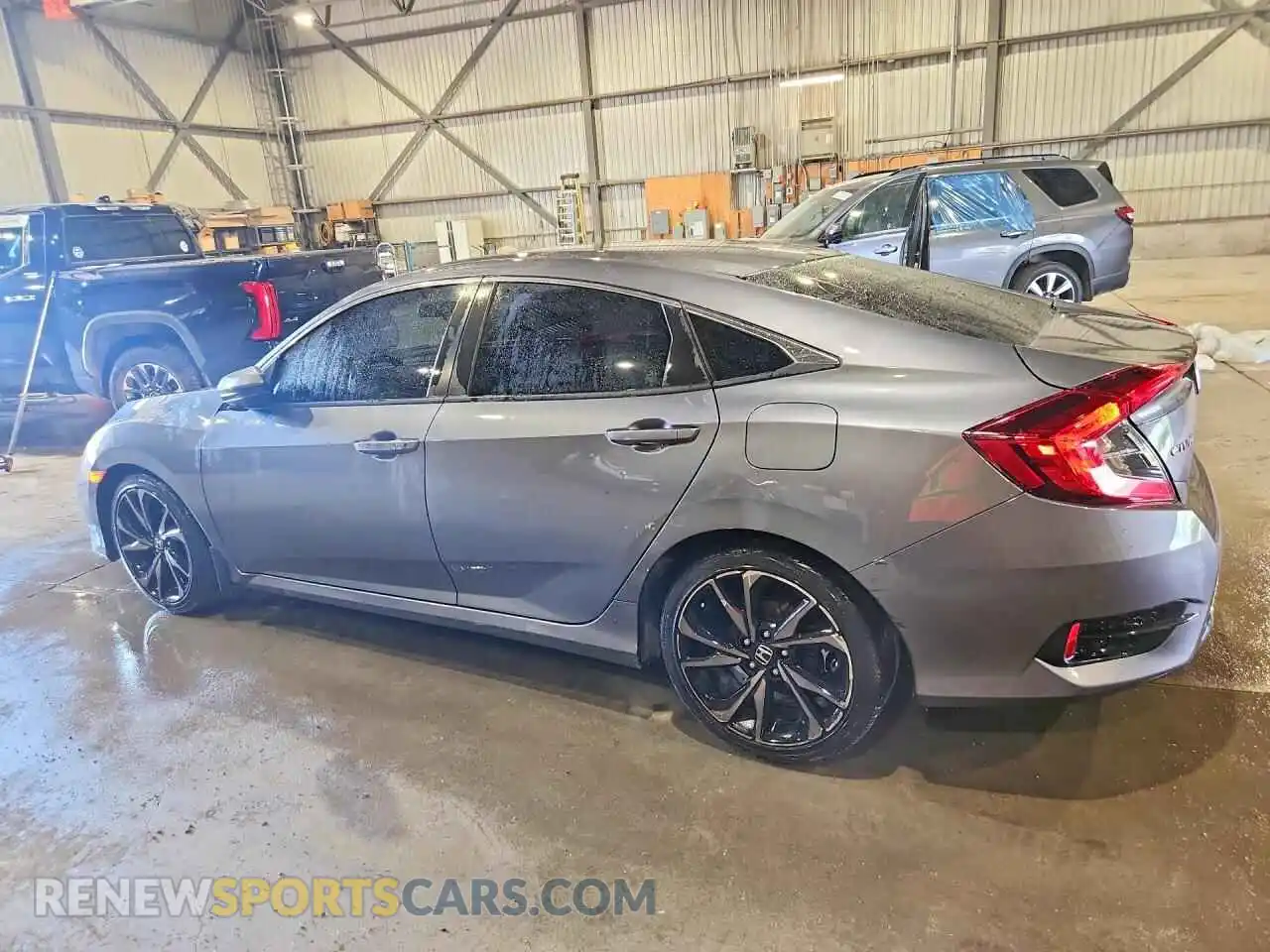 2 fotografías del automóvil dañado 2HGFC2F78MH013955 HONDA CIVIC 2021