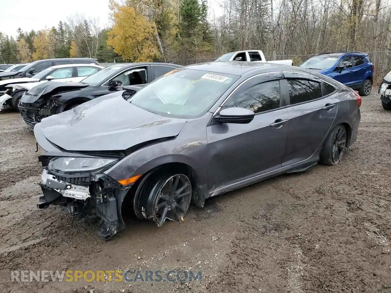 1 Photograph of a damaged car 2HGFC2F79MH008005 HONDA CIVIC 2021
