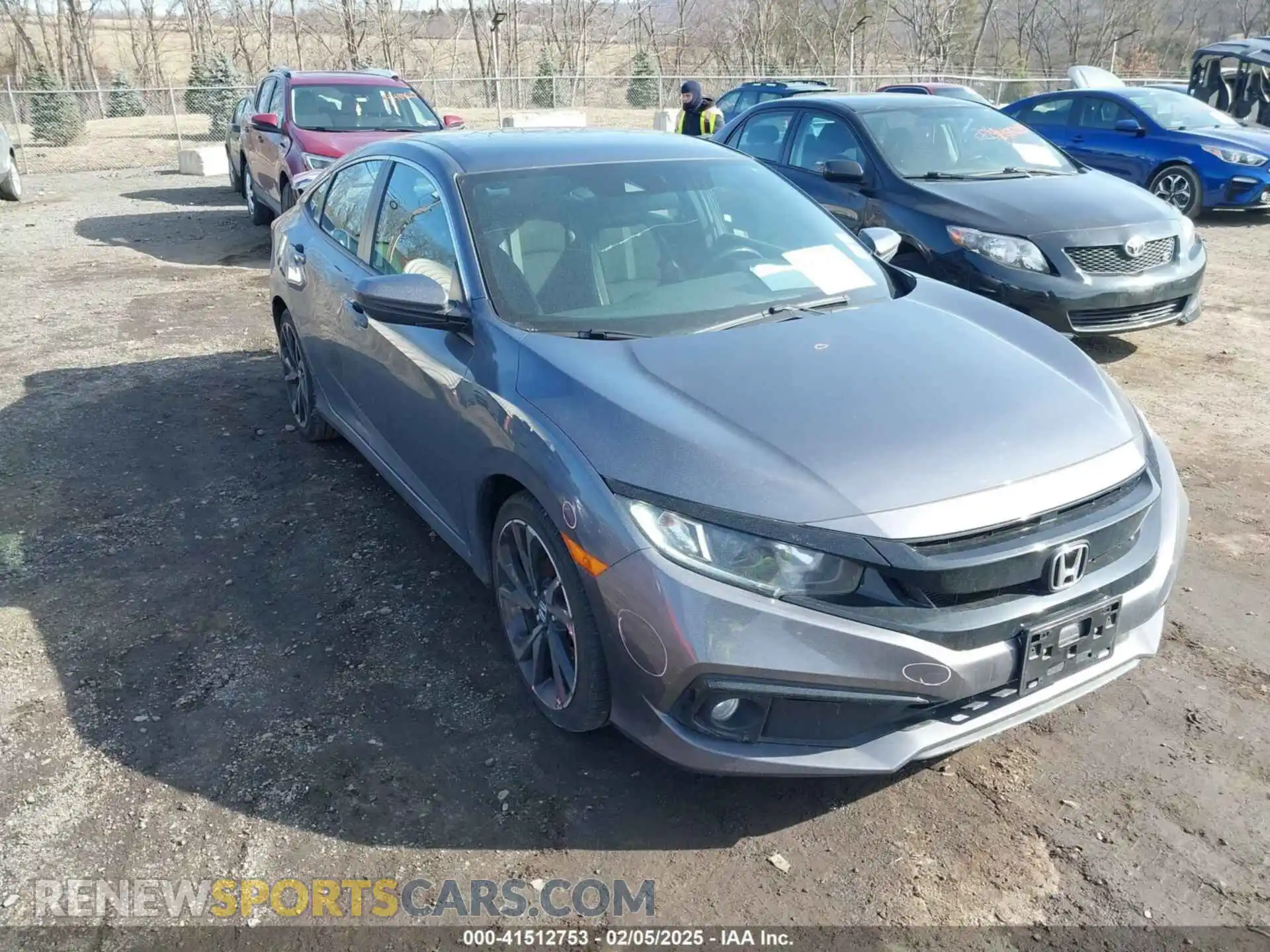 1 Photograph of a damaged car 2HGFC2F80MH503217 HONDA CIVIC 2021
