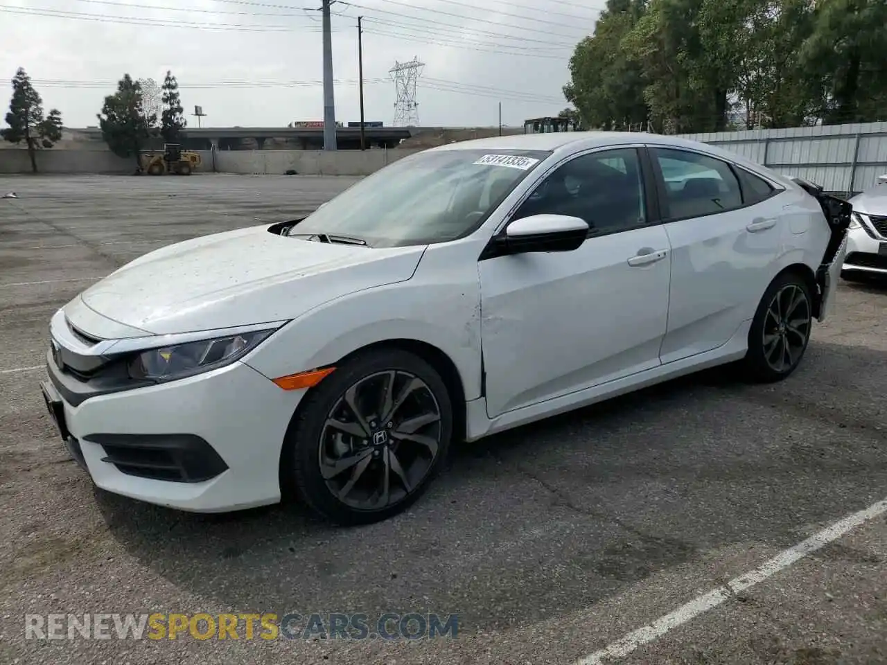 1 Photograph of a damaged car 2HGFC2F80MH503427 HONDA CIVIC 2021
