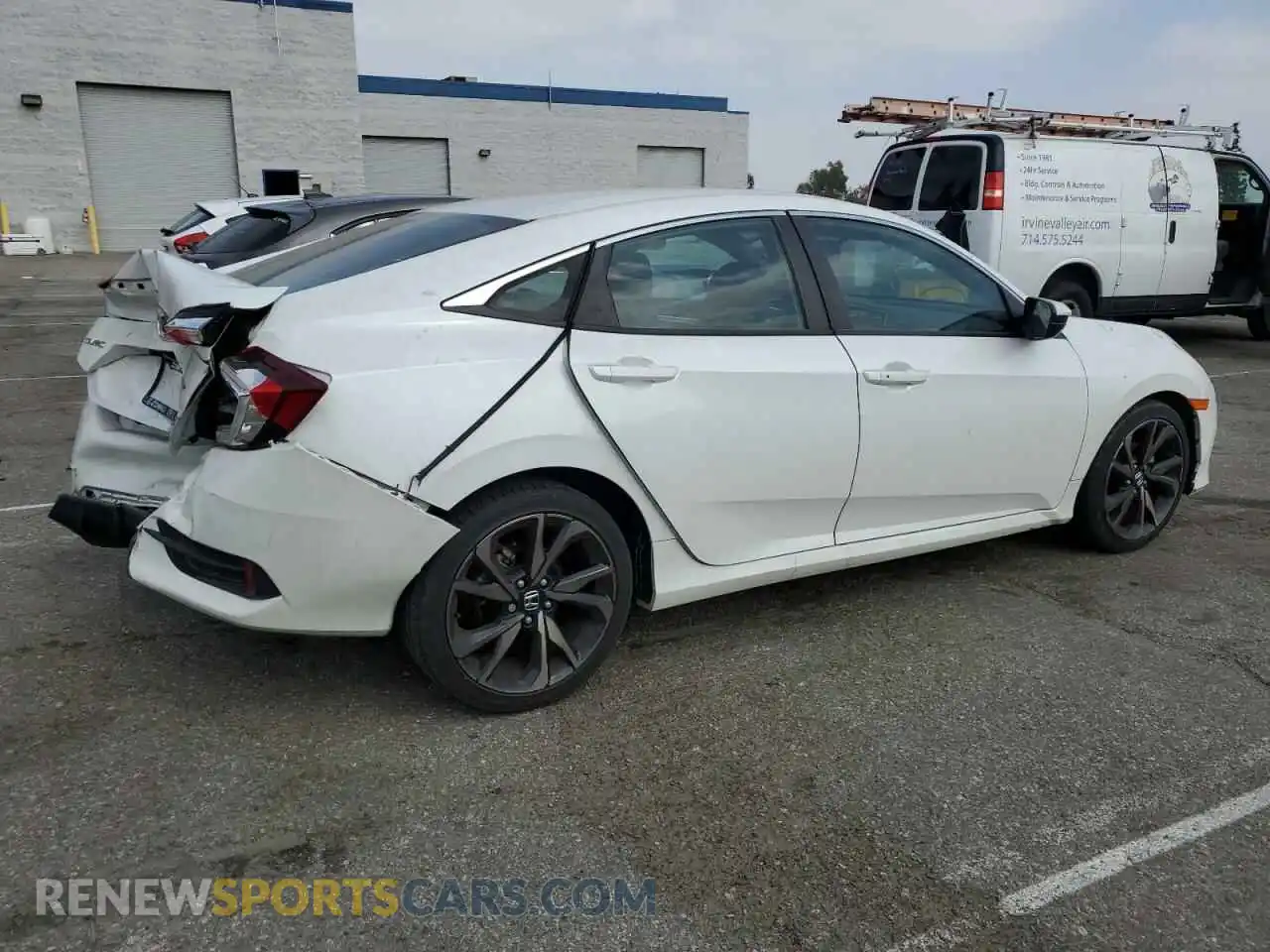 3 Photograph of a damaged car 2HGFC2F80MH503427 HONDA CIVIC 2021