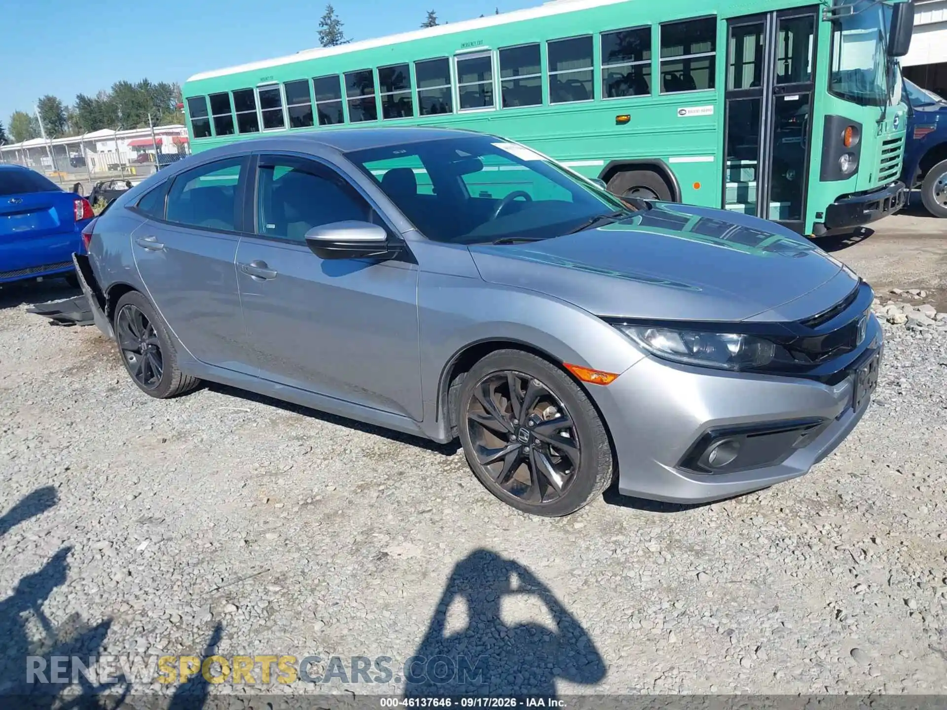 1 Photograph of a damaged car 2HGFC2F80MH505954 HONDA CIVIC 2021