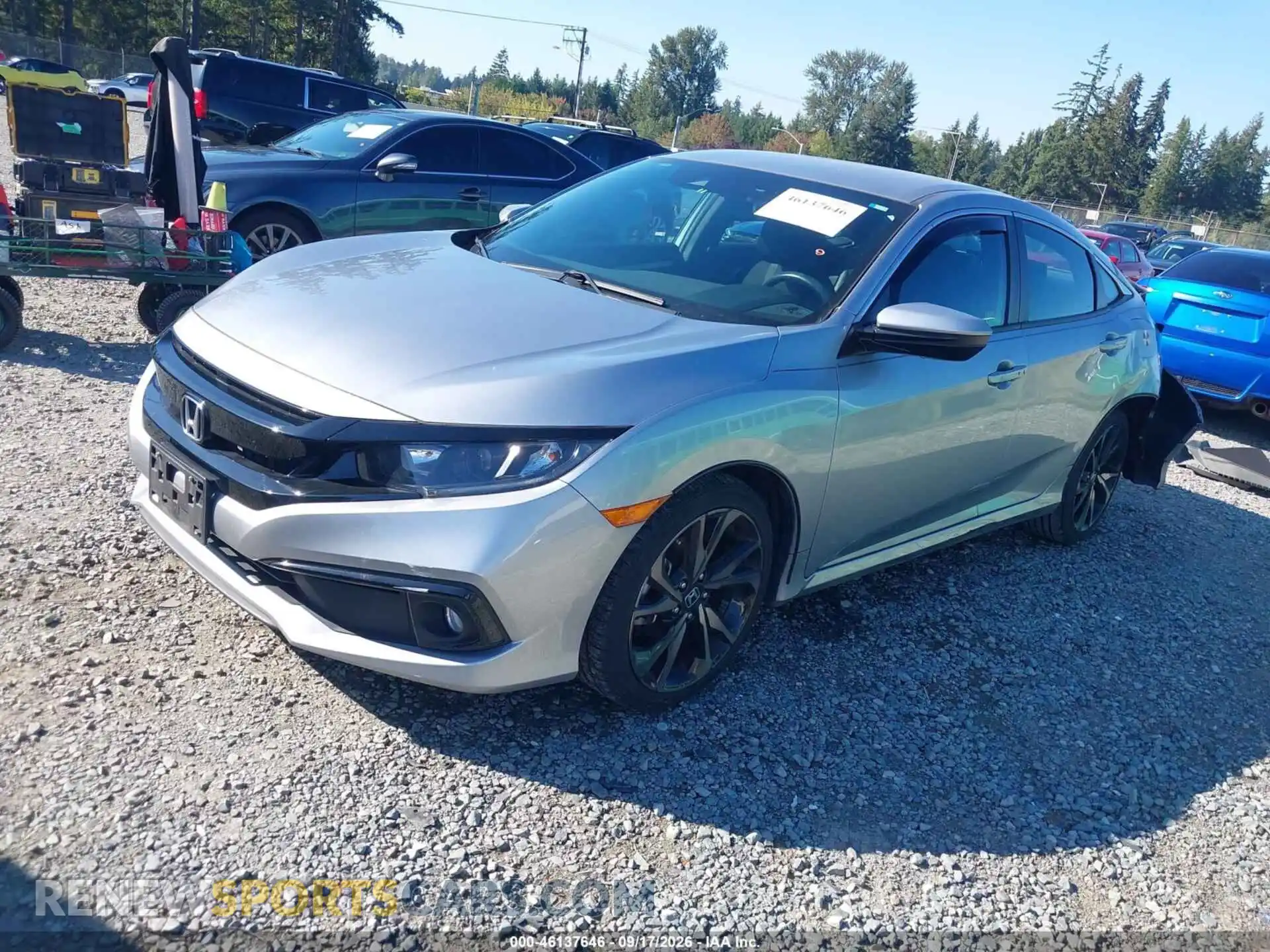 2 Photograph of a damaged car 2HGFC2F80MH505954 HONDA CIVIC 2021