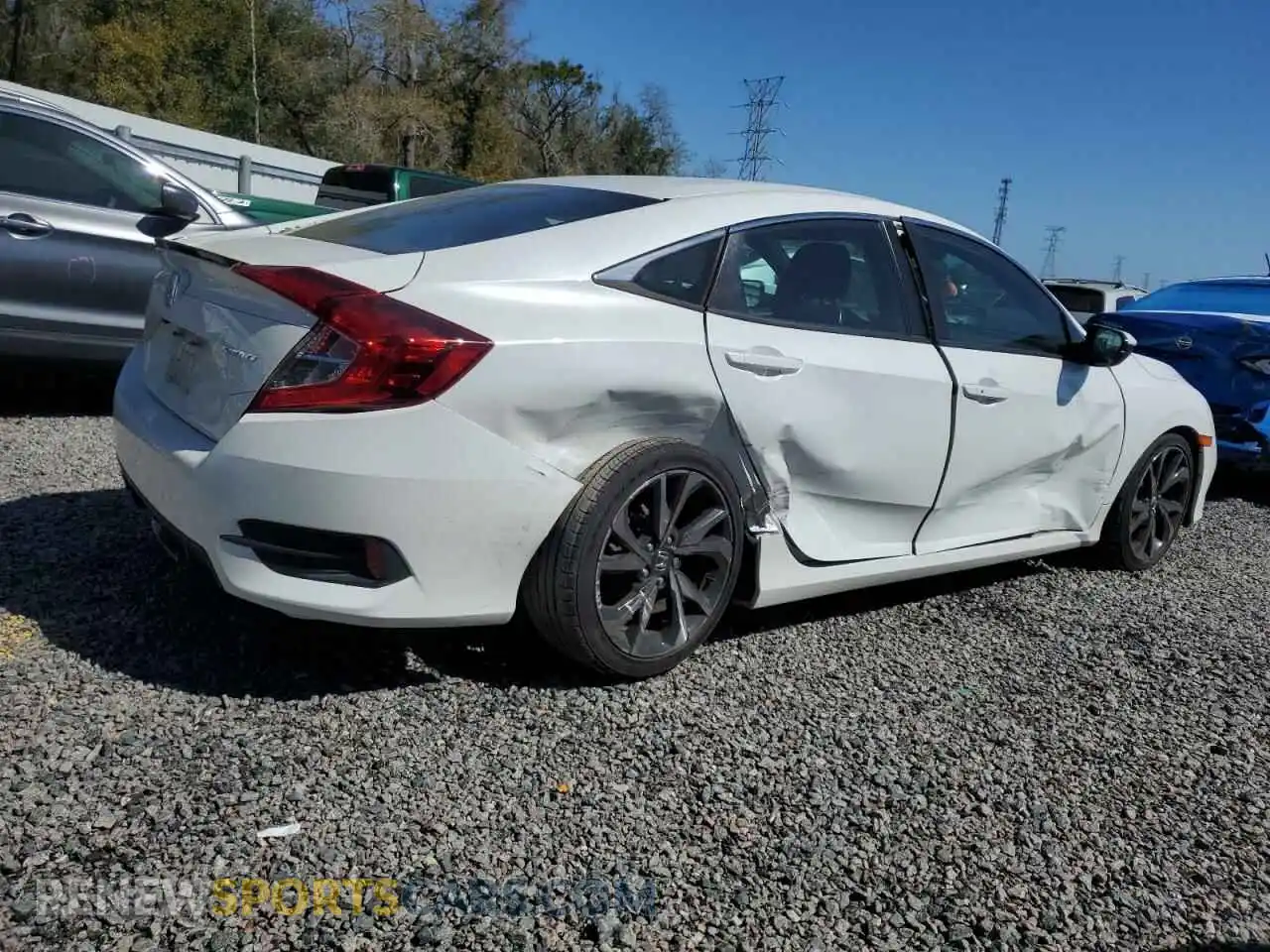 3 Photograph of a damaged car 2HGFC2F80MH507915 HONDA CIVIC 2021