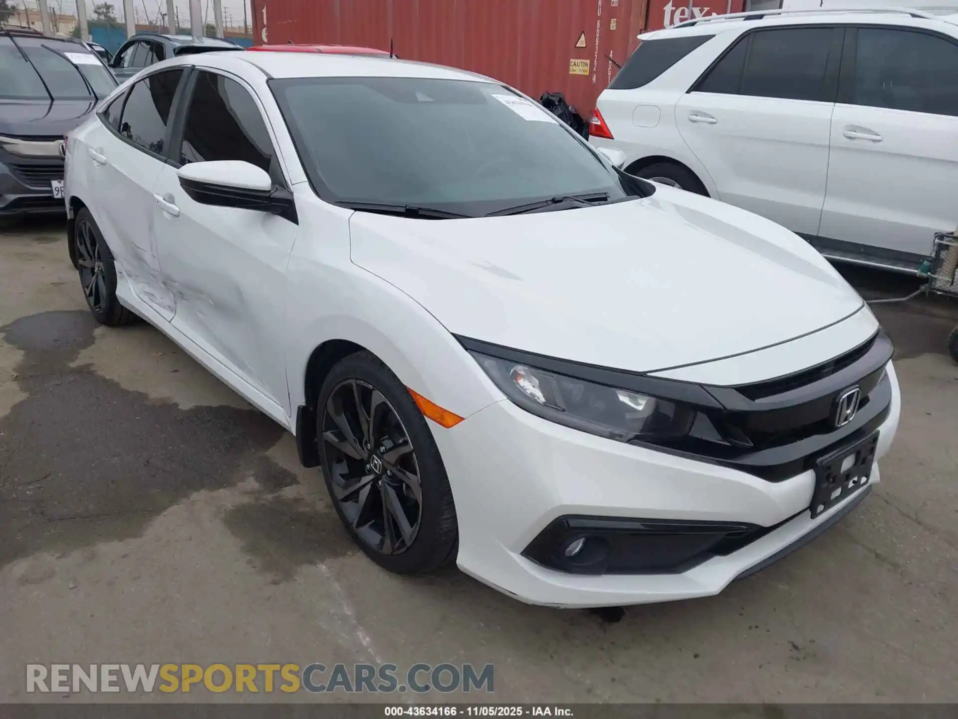 1 Photograph of a damaged car 2HGFC2F80MH511446 HONDA CIVIC 2021