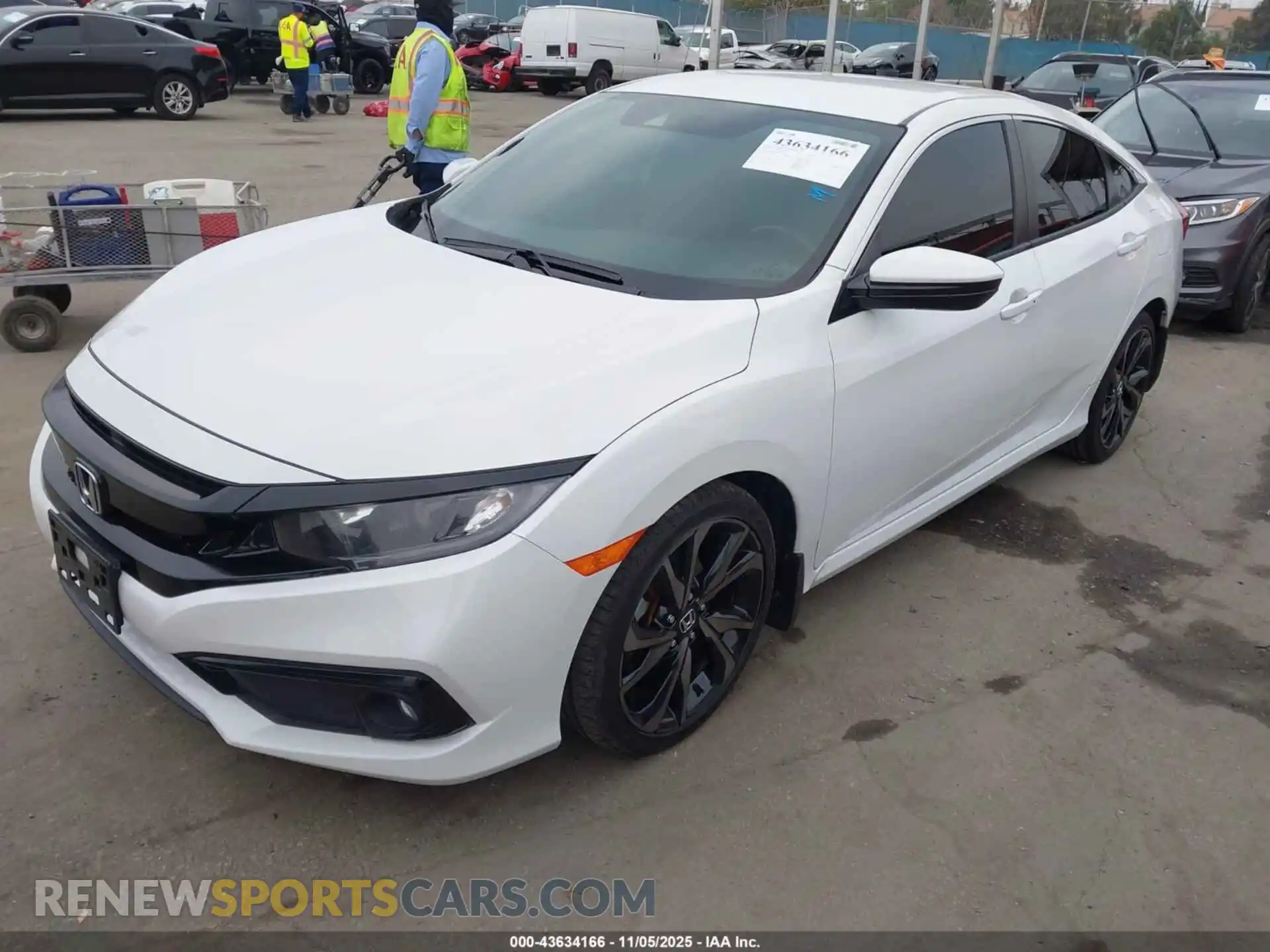 2 Photograph of a damaged car 2HGFC2F80MH511446 HONDA CIVIC 2021