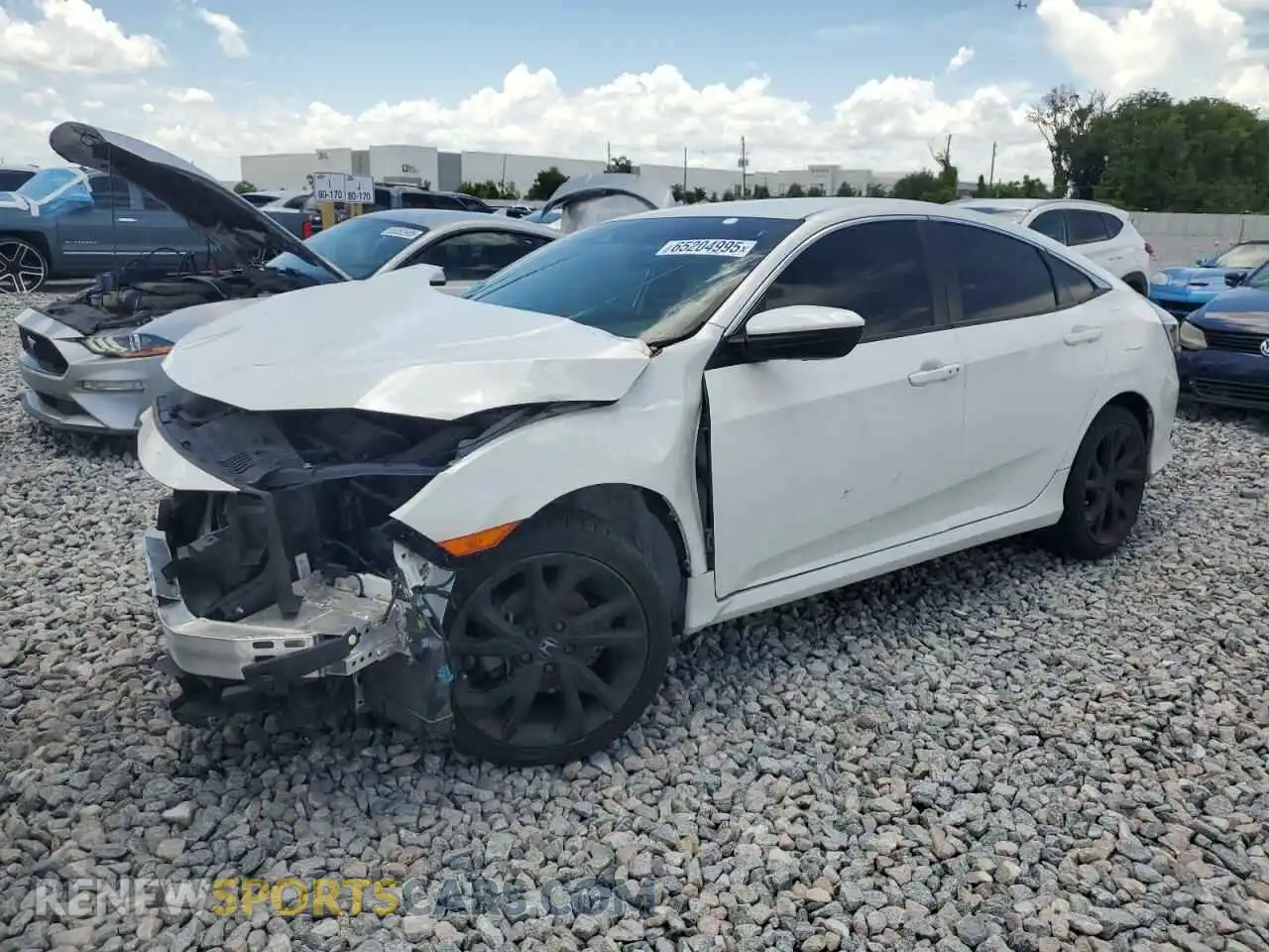 1 Photograph of a damaged car 2HGFC2F80MH515268 HONDA CIVIC 2021