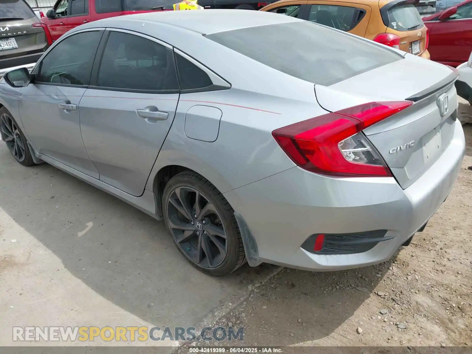 3 Фотография поврежденного автомобиля 2HGFC2F80MH519823 HONDA CIVIC 2021
