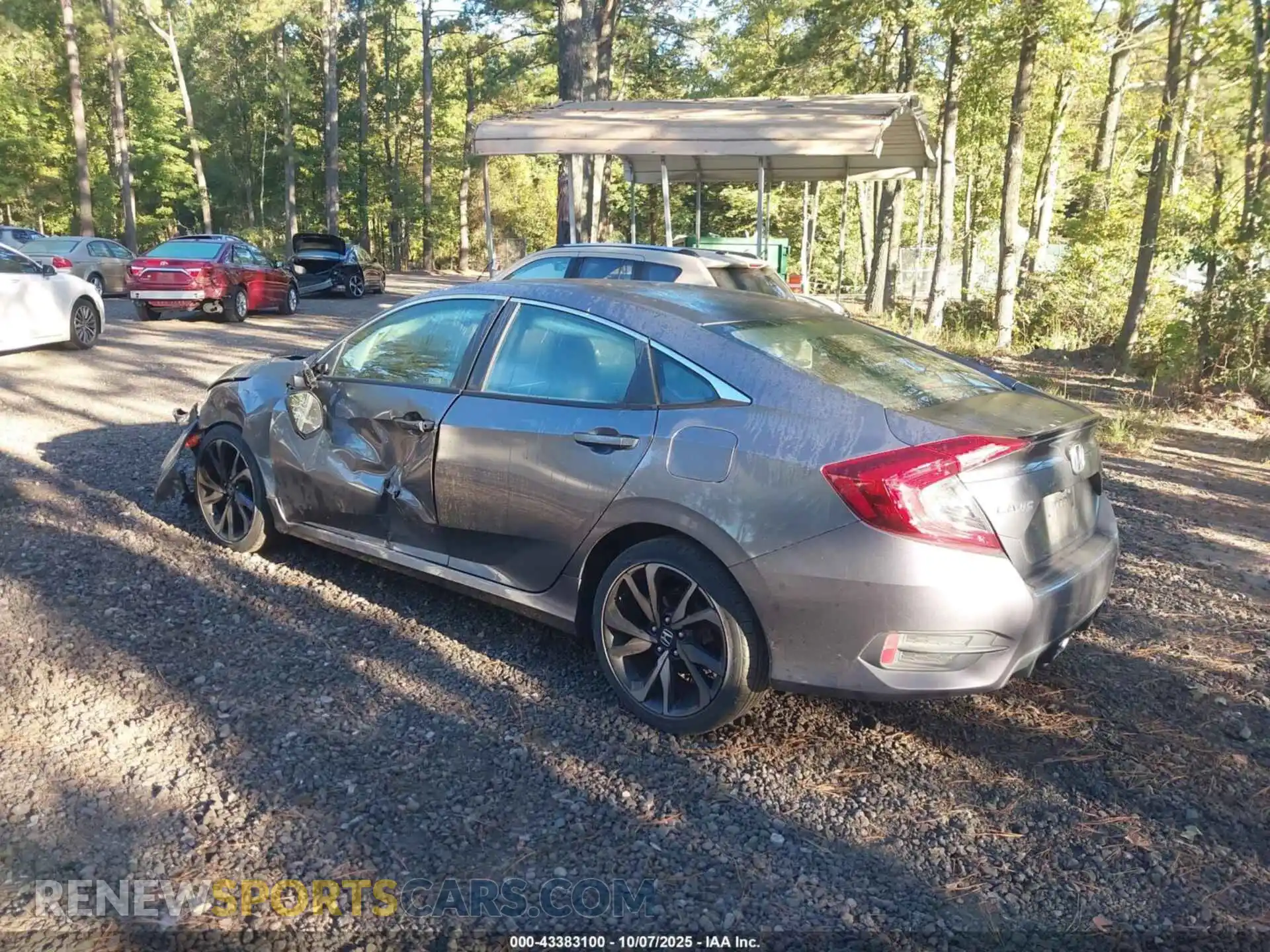 1 Photograph of a damaged car 2HGFC2F80MH524777 HONDA CIVIC 2021
