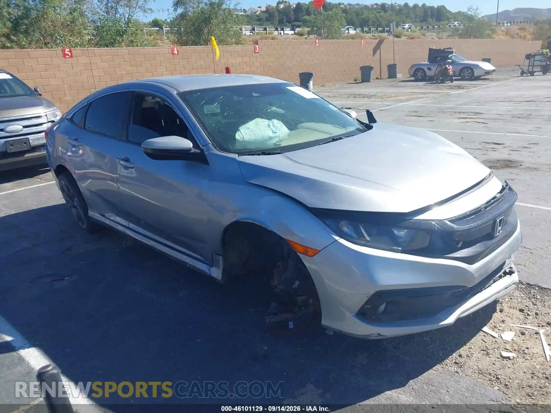 1 Photograph of a damaged car 2HGFC2F80MH527260 HONDA CIVIC 2021