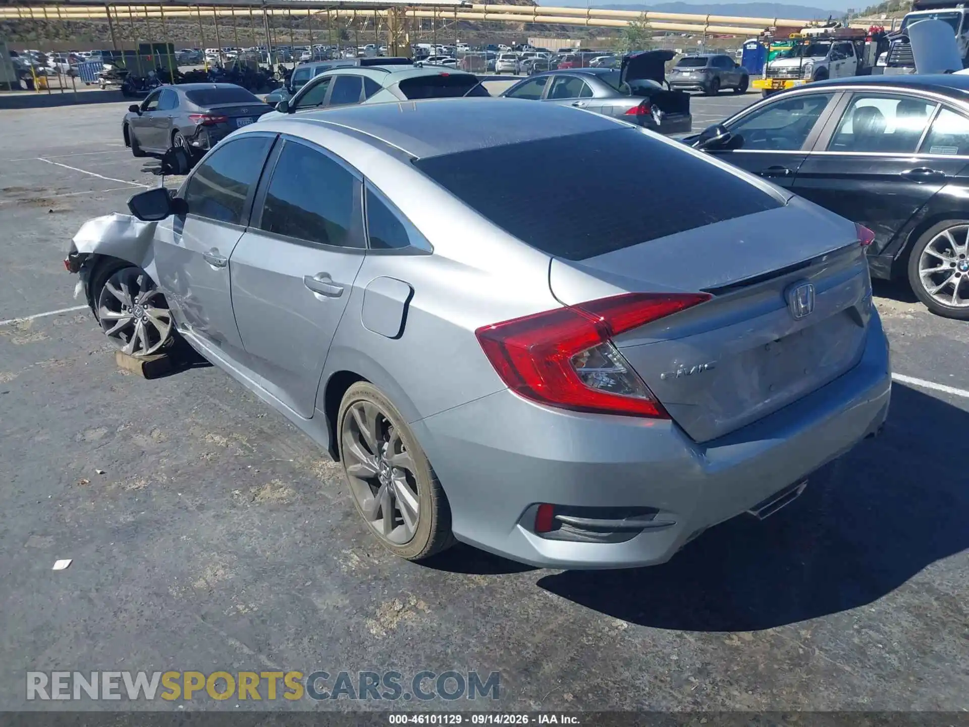 3 Photograph of a damaged car 2HGFC2F80MH527260 HONDA CIVIC 2021