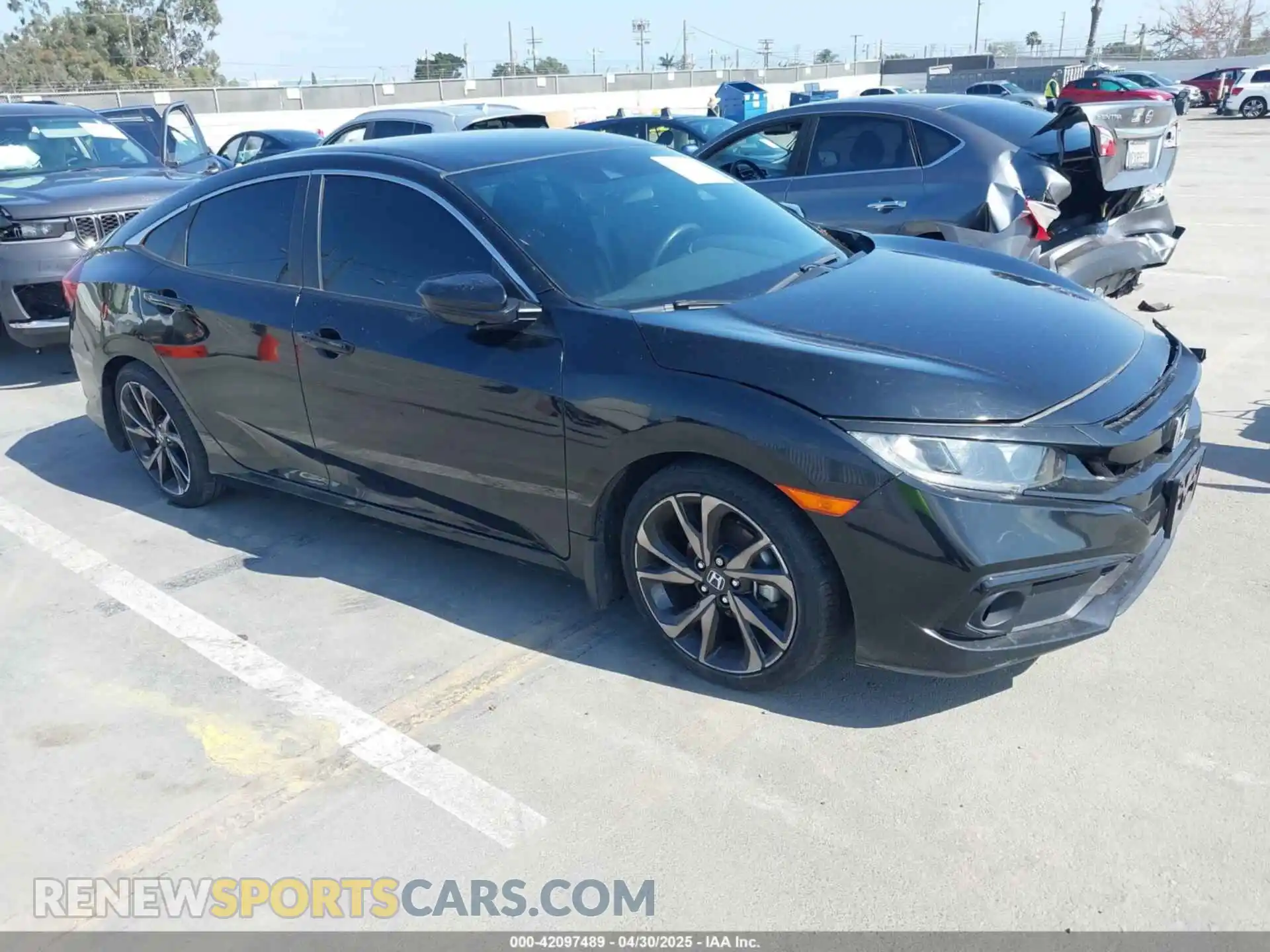 1 Photograph of a damaged car 2HGFC2F80MH529493 HONDA CIVIC 2021