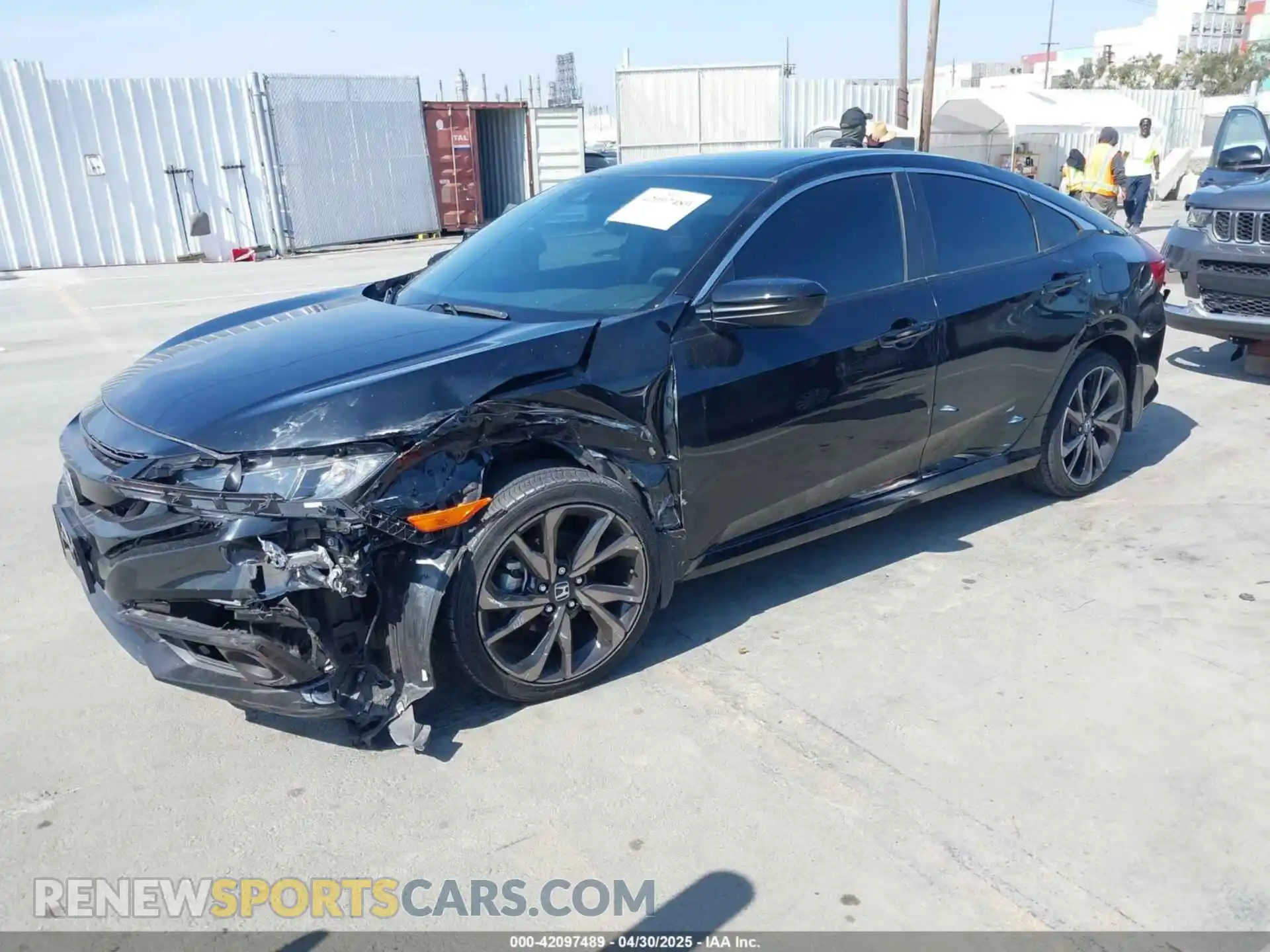 2 Photograph of a damaged car 2HGFC2F80MH529493 HONDA CIVIC 2021