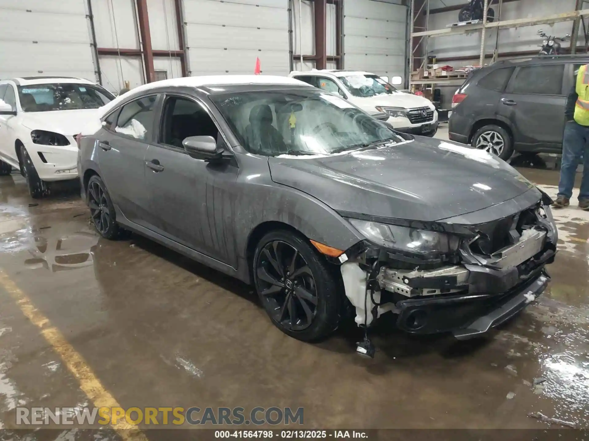 1 Photograph of a damaged car 2HGFC2F80MH535066 HONDA CIVIC 2021