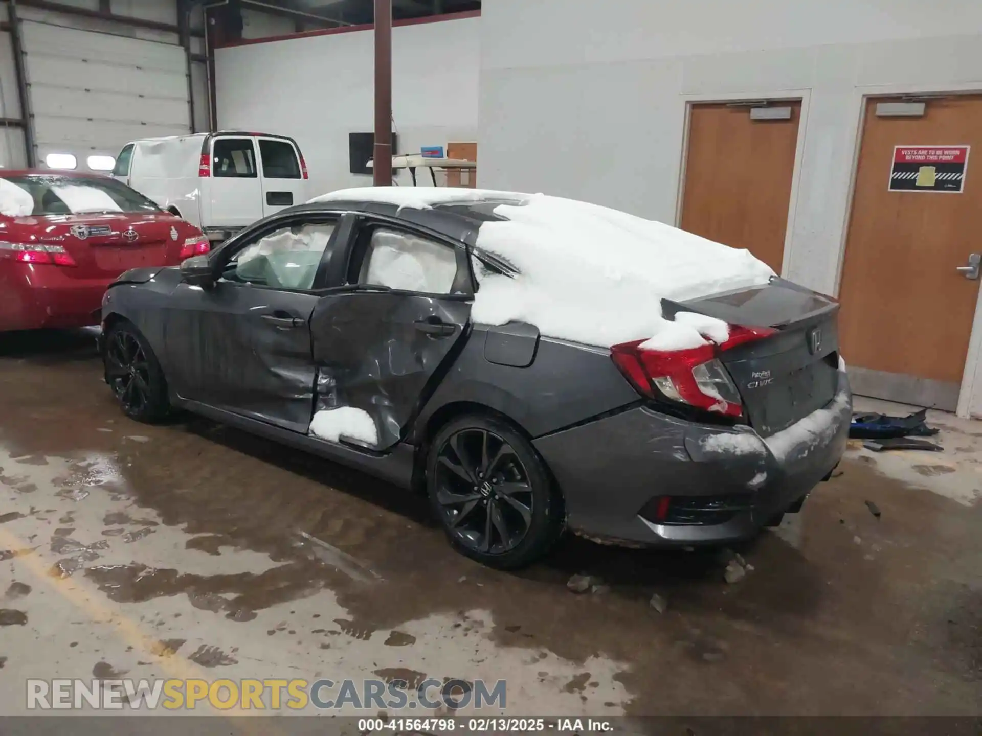 3 Photograph of a damaged car 2HGFC2F80MH535066 HONDA CIVIC 2021