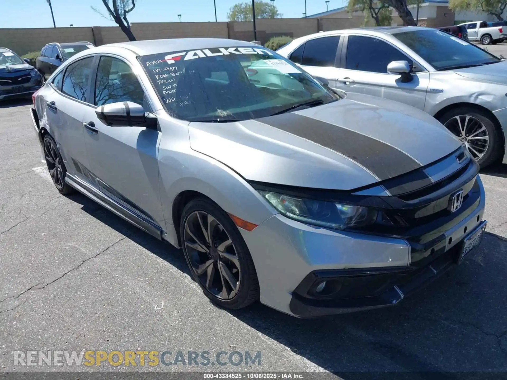 1 Photograph of a damaged car 2HGFC2F80MH537495 HONDA CIVIC 2021