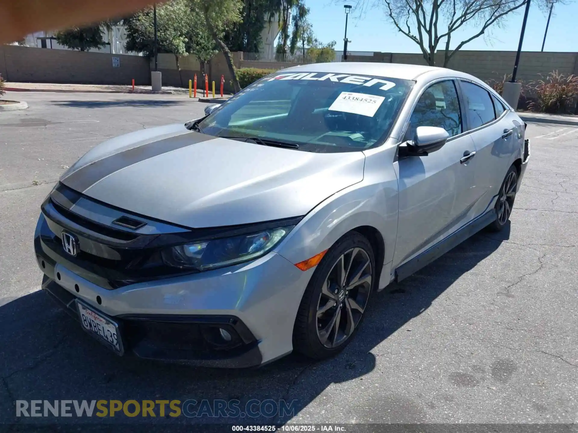 2 Photograph of a damaged car 2HGFC2F80MH537495 HONDA CIVIC 2021