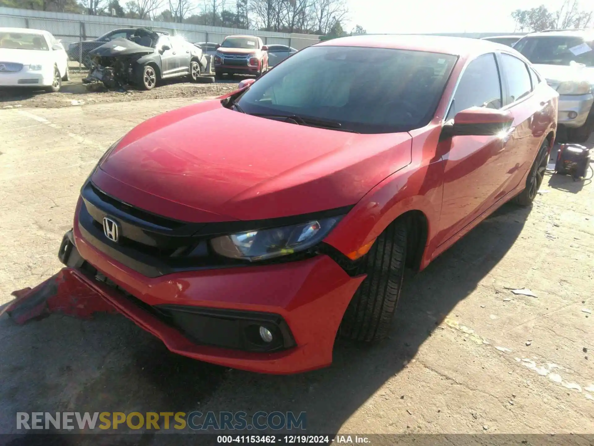 2 Photograph of a damaged car 2HGFC2F80MH537660 HONDA CIVIC 2021