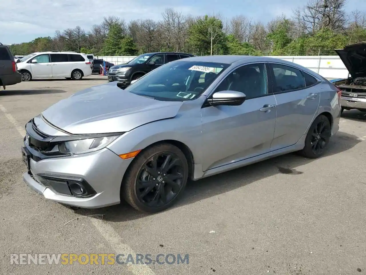 1 Photograph of a damaged car 2HGFC2F80MH538341 HONDA CIVIC 2021