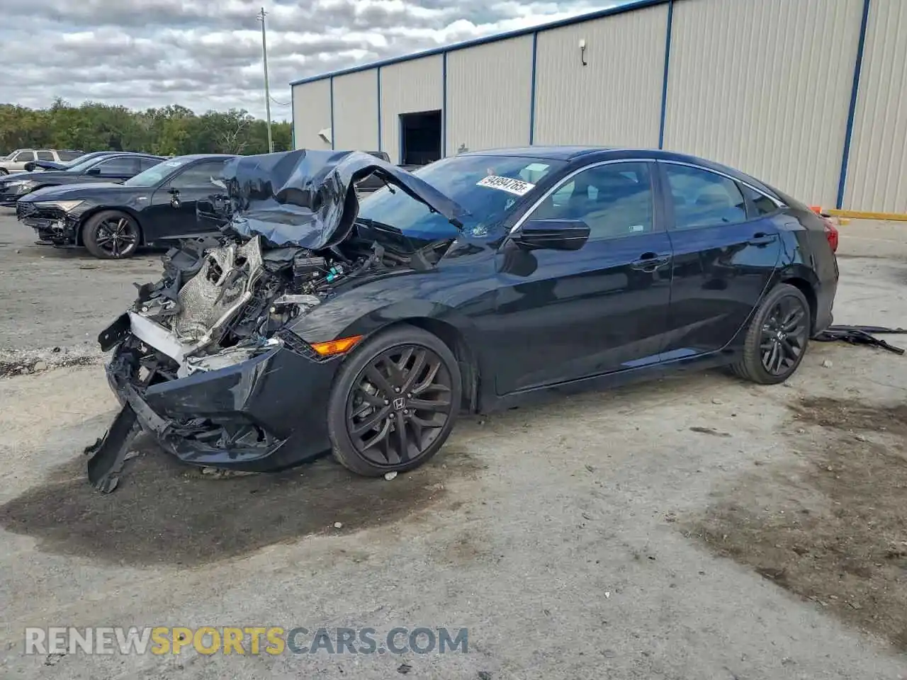 1 Photograph of a damaged car 2HGFC2F80MH540333 HONDA CIVIC 2021