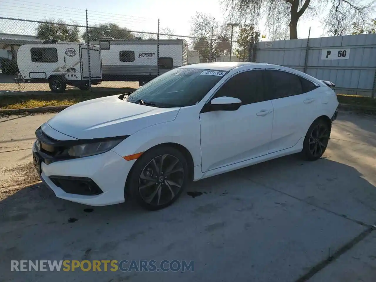 1 Photograph of a damaged car 2HGFC2F80MH542356 HONDA CIVIC 2021