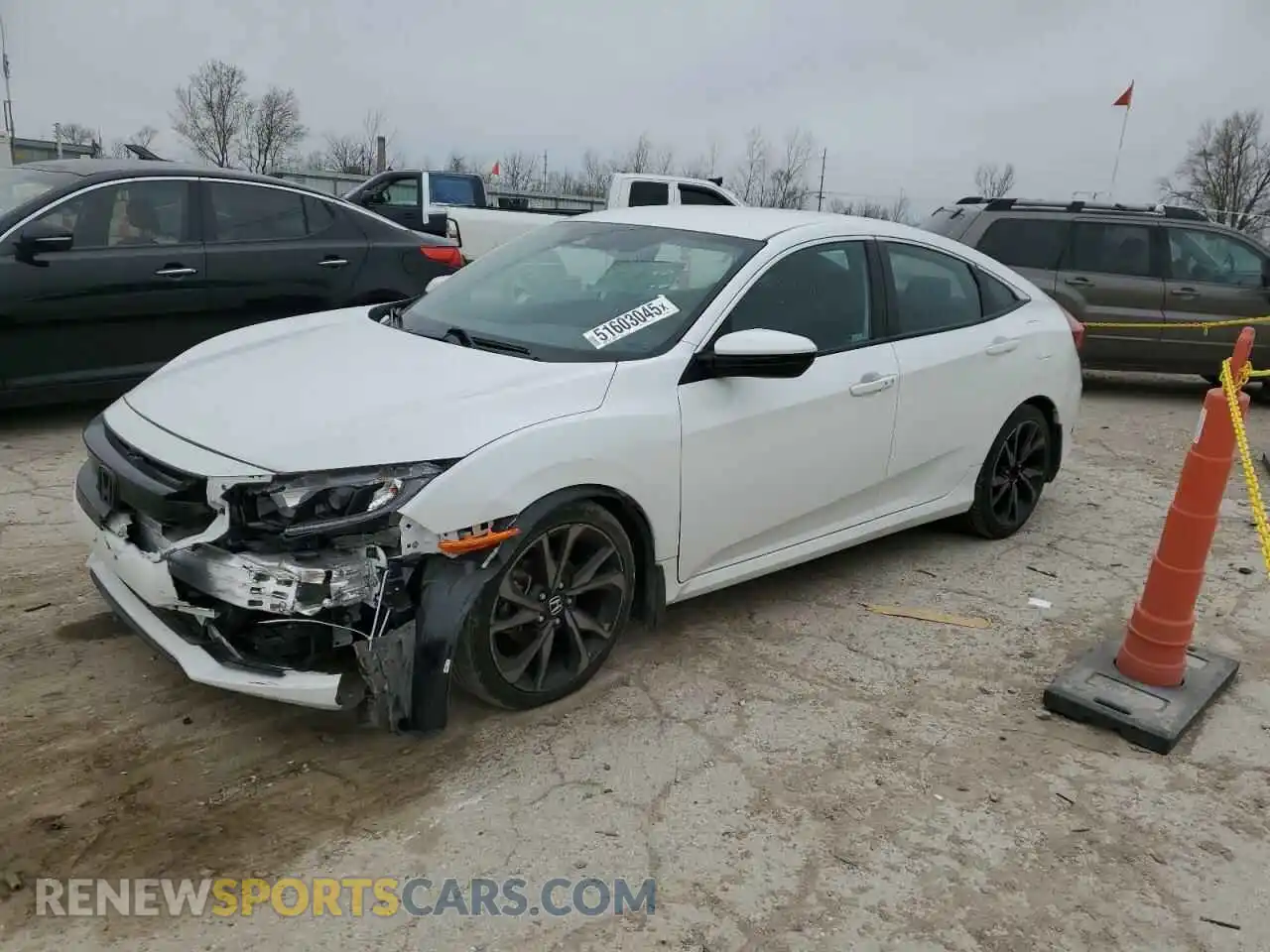 1 Photograph of a damaged car 2HGFC2F80MH547976 HONDA CIVIC 2021