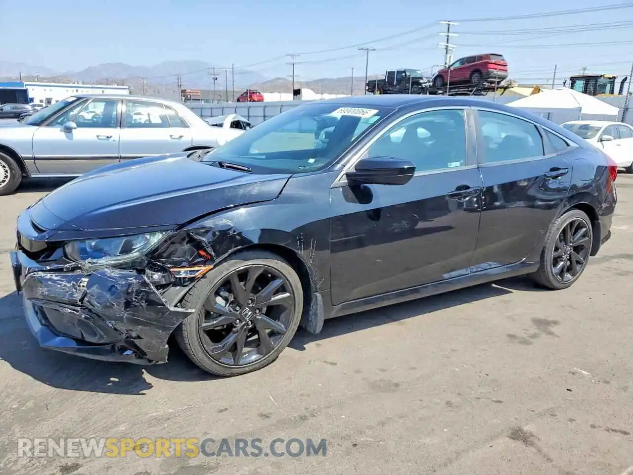 1 Photograph of a damaged car 2HGFC2F80MH548092 HONDA CIVIC 2021