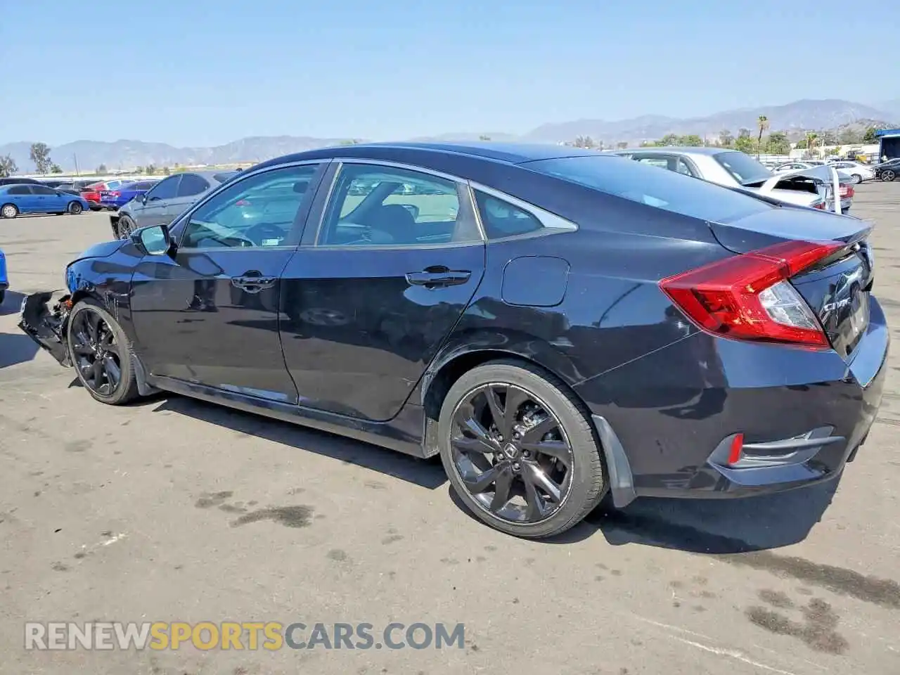 2 Photograph of a damaged car 2HGFC2F80MH548092 HONDA CIVIC 2021