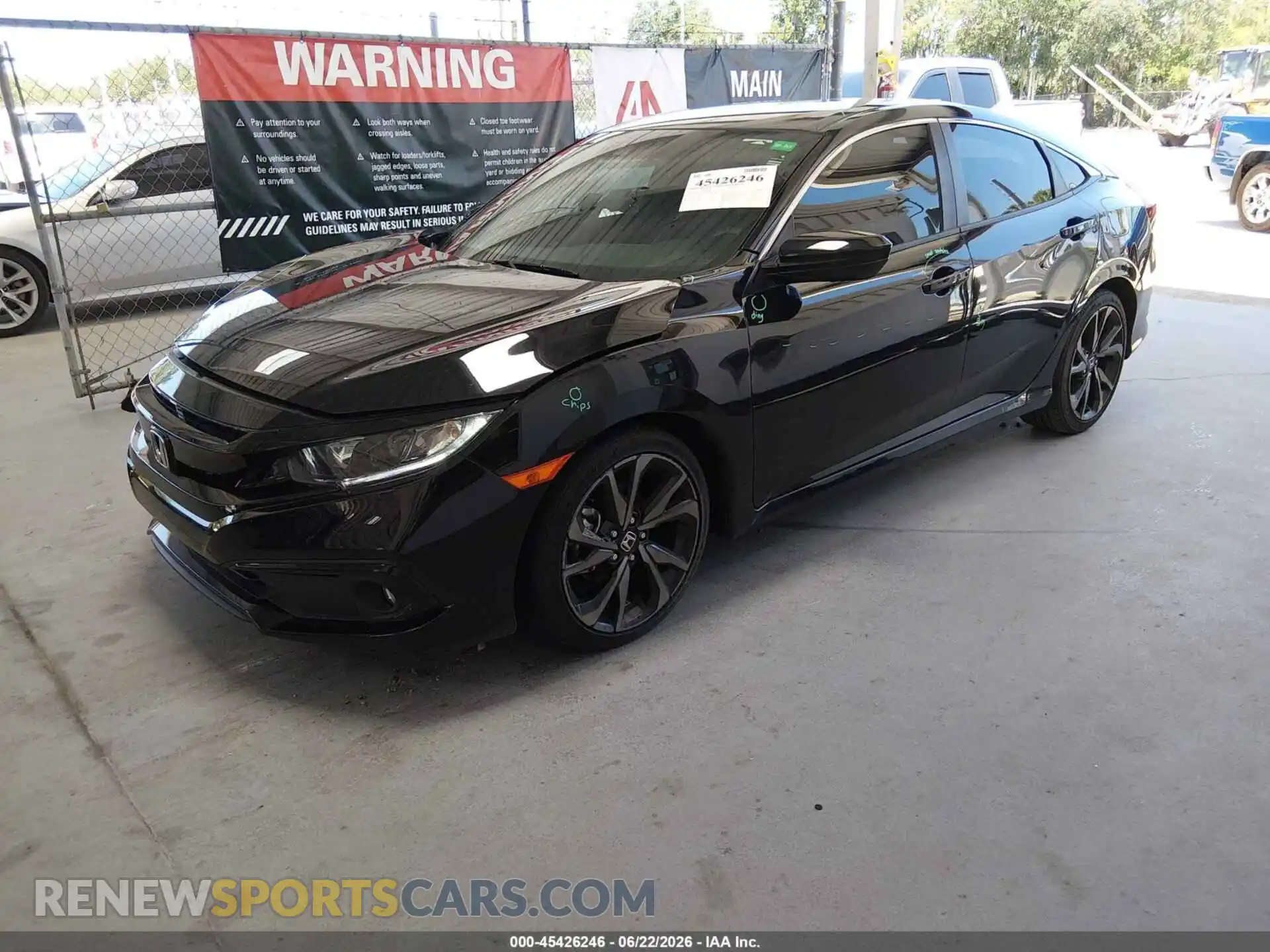 2 Photograph of a damaged car 2HGFC2F80MH555866 HONDA CIVIC 2021