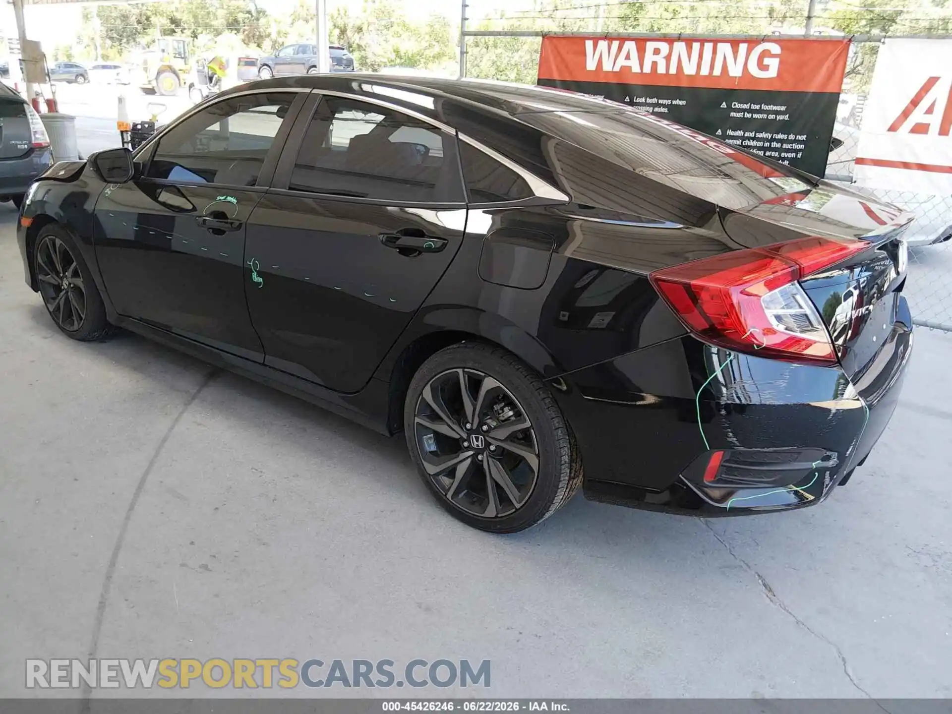 3 Photograph of a damaged car 2HGFC2F80MH555866 HONDA CIVIC 2021