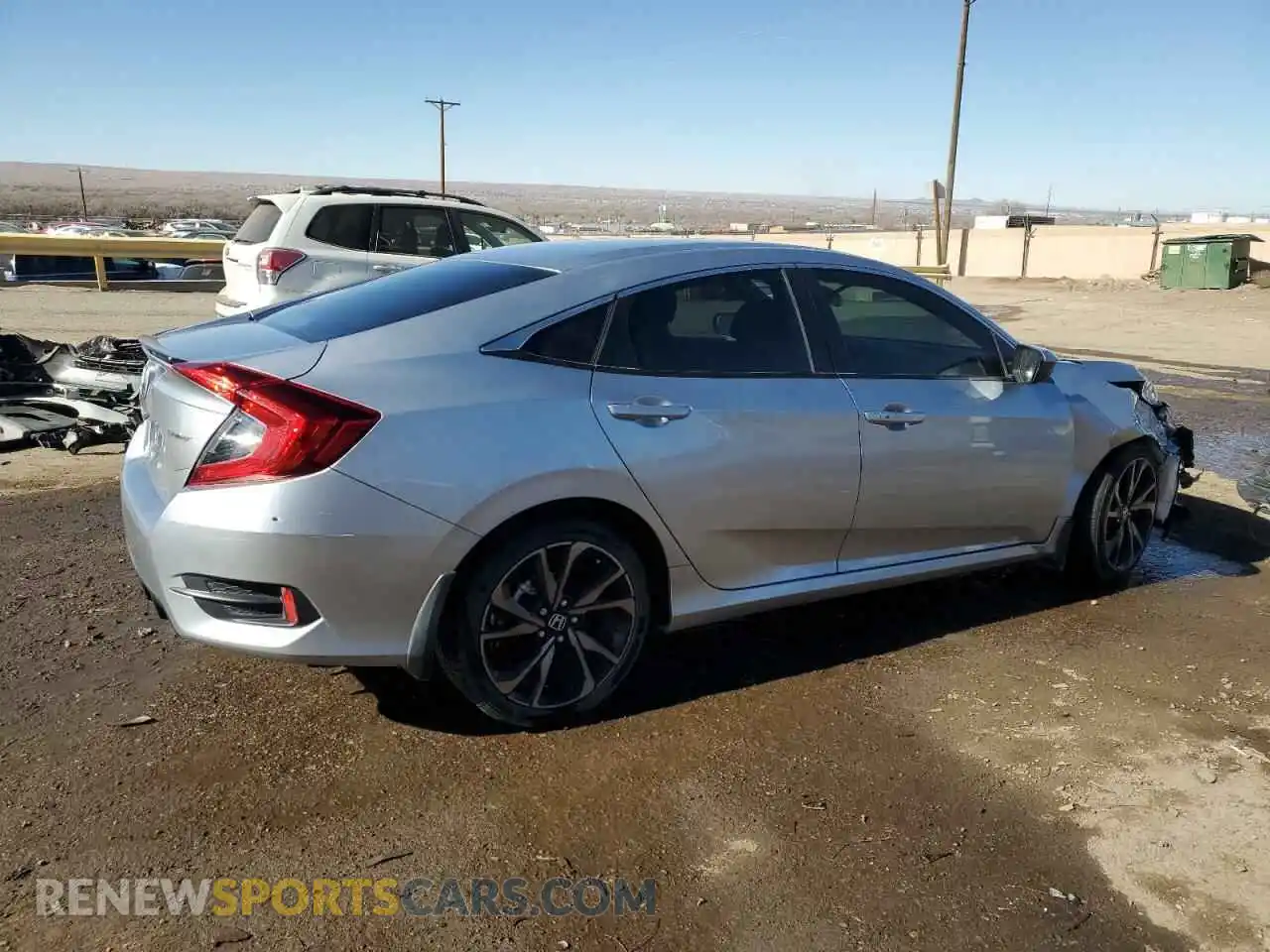 3 Photograph of a damaged car 2HGFC2F81MH500424 HONDA CIVIC 2021