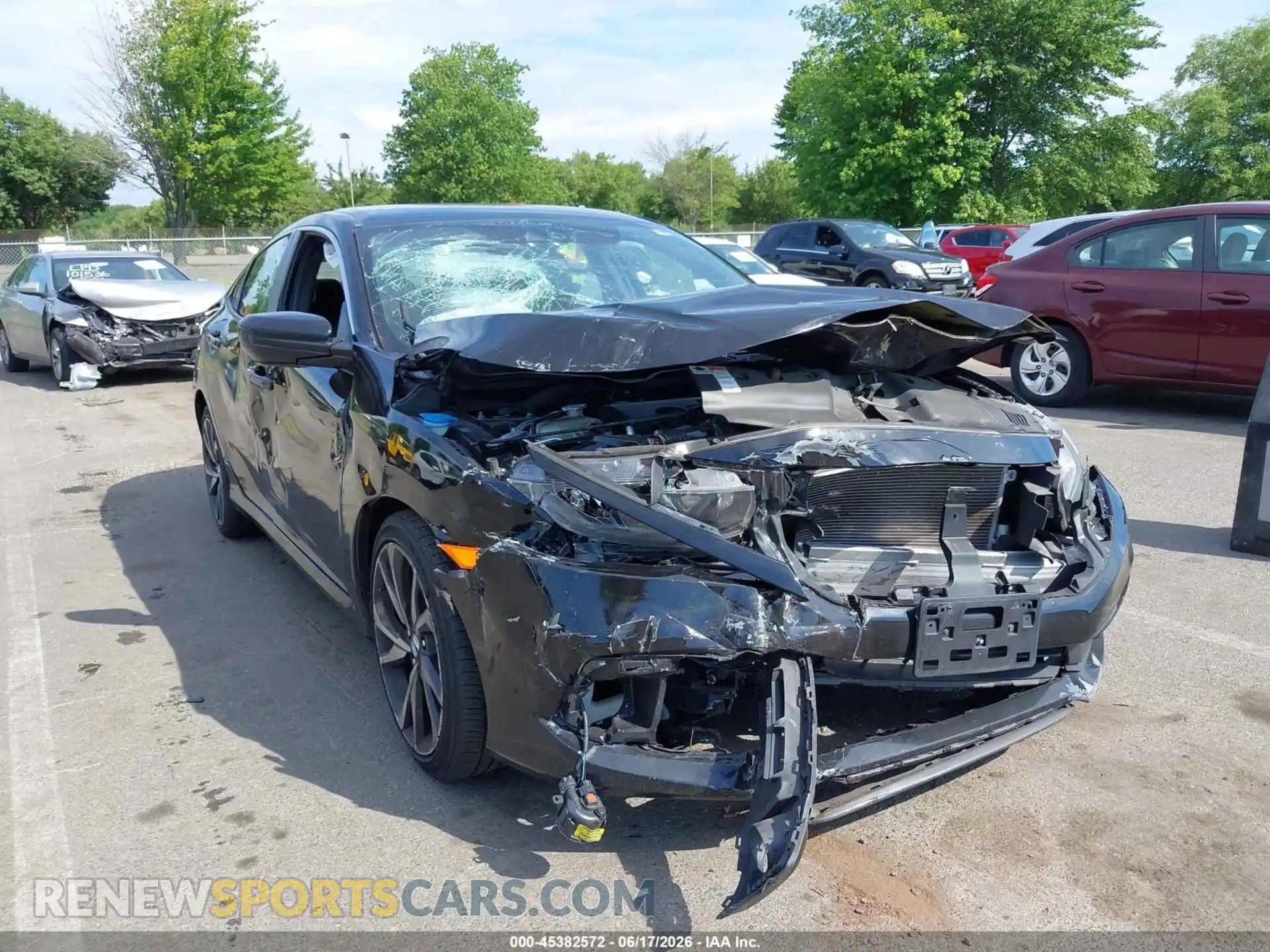 1 fotografías del automóvil dañado 2HGFC2F81MH501475 HONDA CIVIC 2021