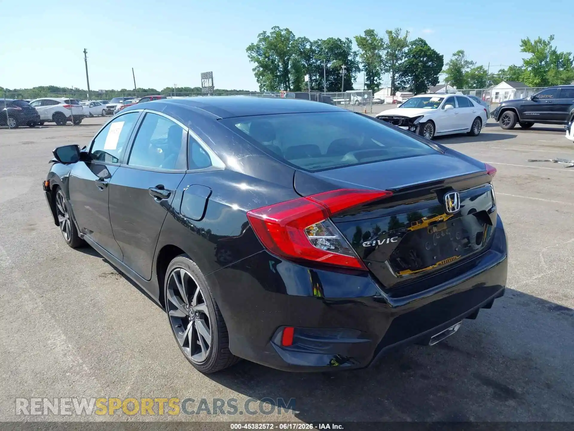 3 fotografías del automóvil dañado 2HGFC2F81MH501475 HONDA CIVIC 2021