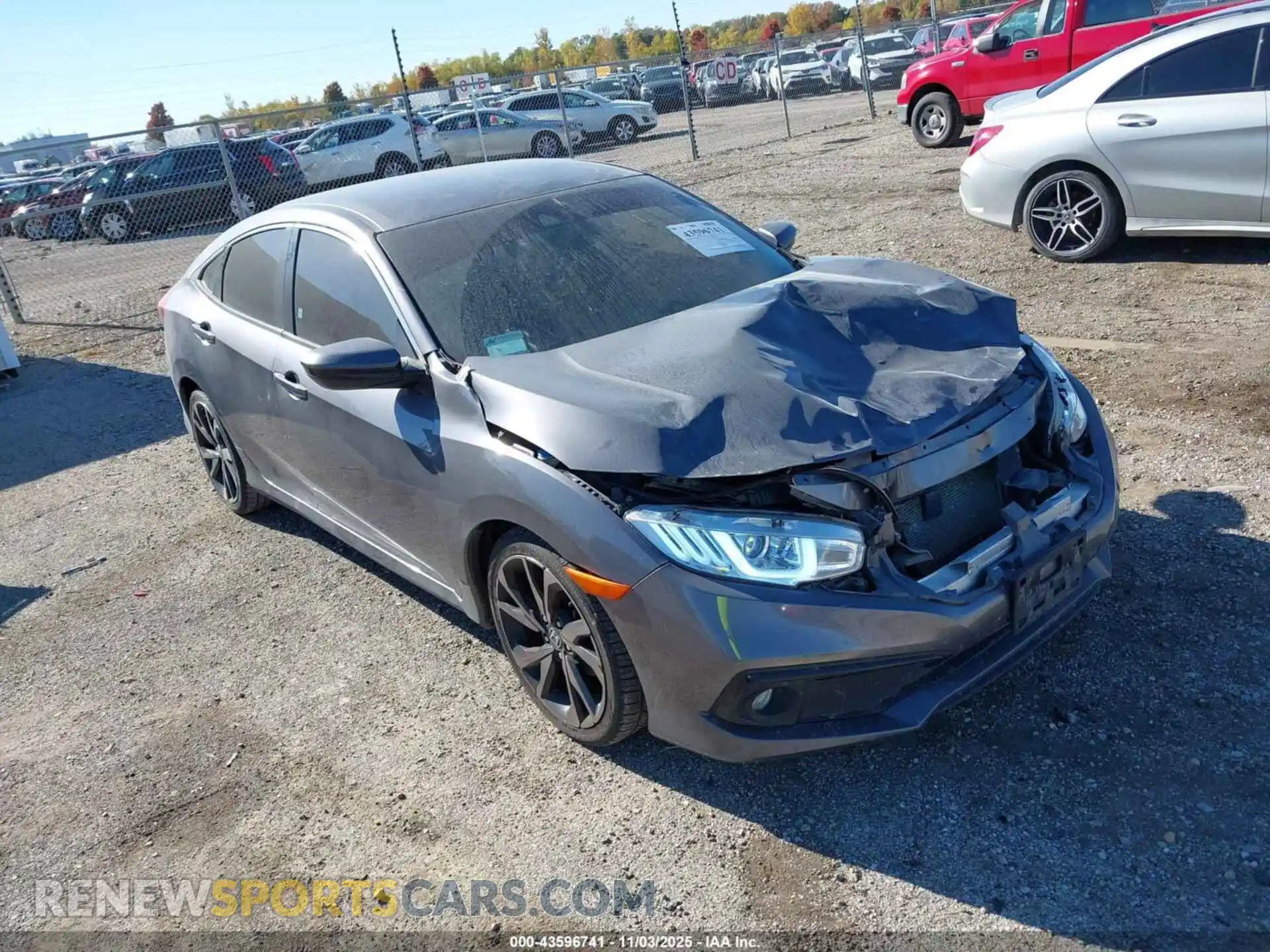 1 Photograph of a damaged car 2HGFC2F81MH503226 HONDA CIVIC 2021