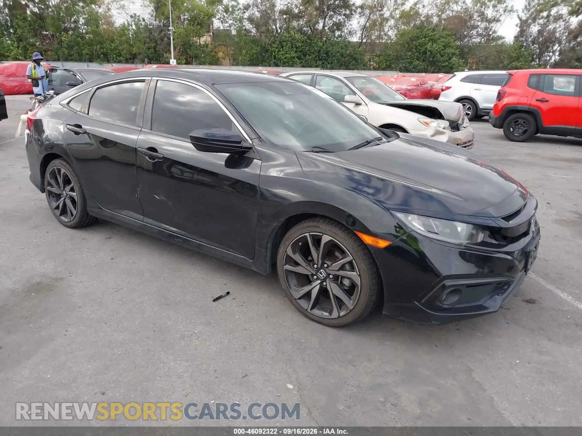 1 Photograph of a damaged car 2HGFC2F81MH511052 HONDA CIVIC 2021
