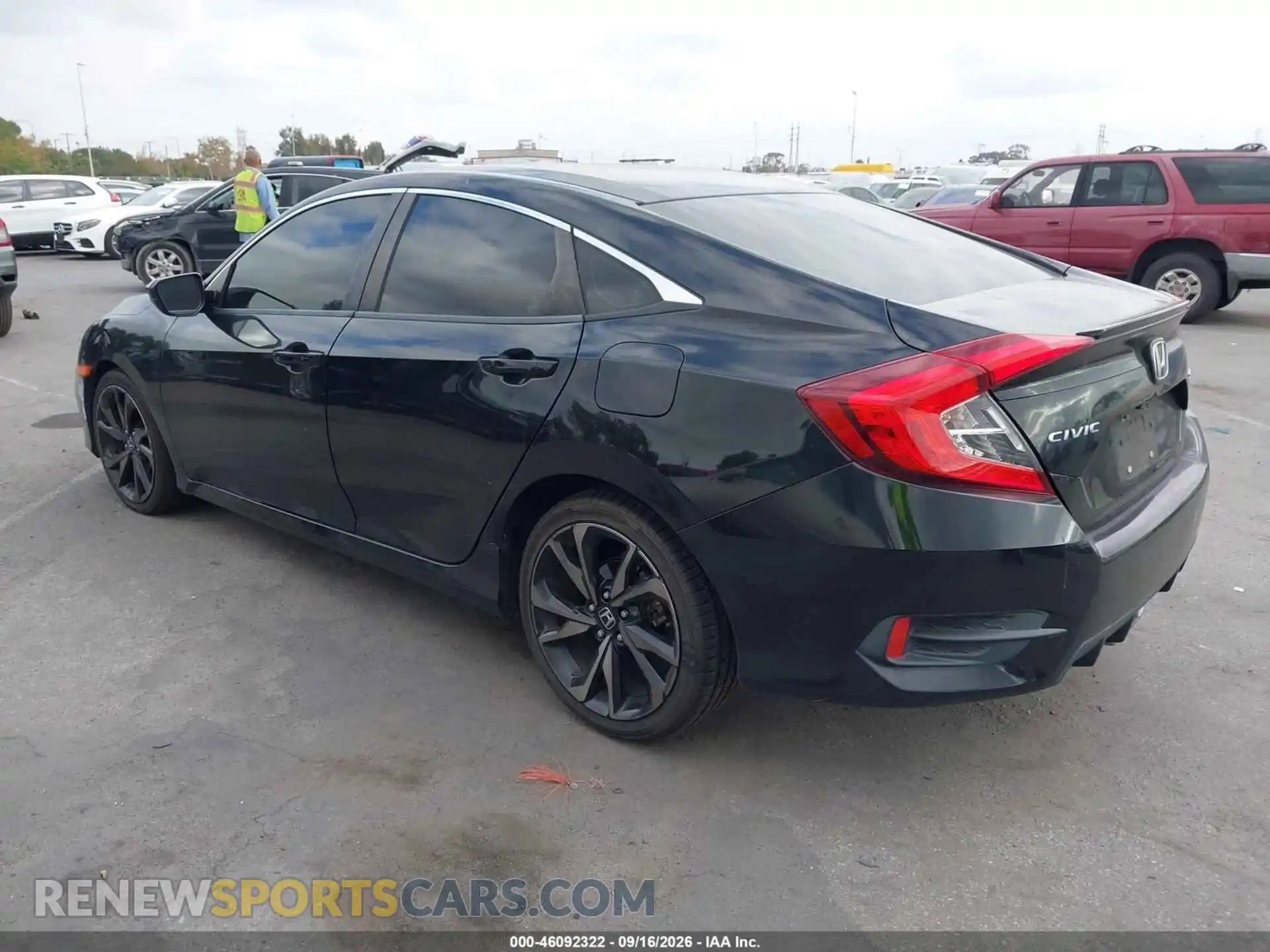 3 Photograph of a damaged car 2HGFC2F81MH511052 HONDA CIVIC 2021
