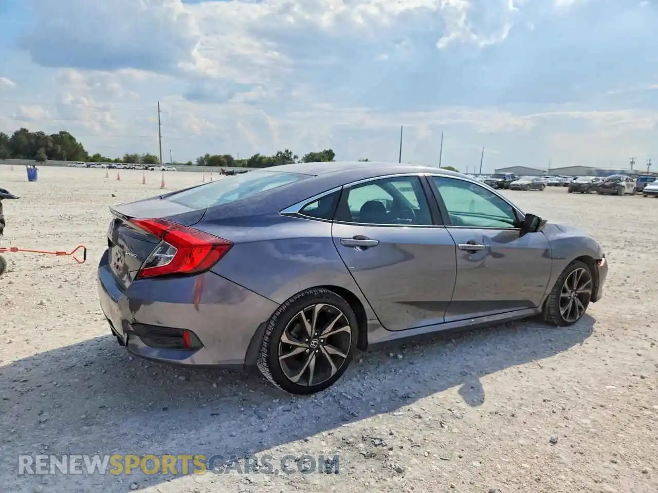 3 fotografías del automóvil dañado 2HGFC2F81MH512699 HONDA CIVIC 2021