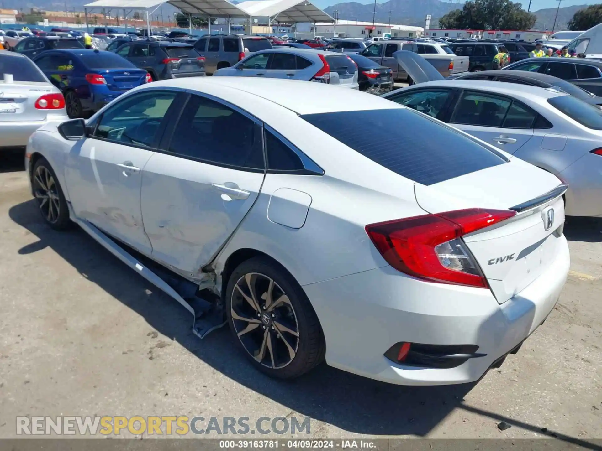 3 Photograph of a damaged car 2HGFC2F81MH515618 HONDA CIVIC 2021