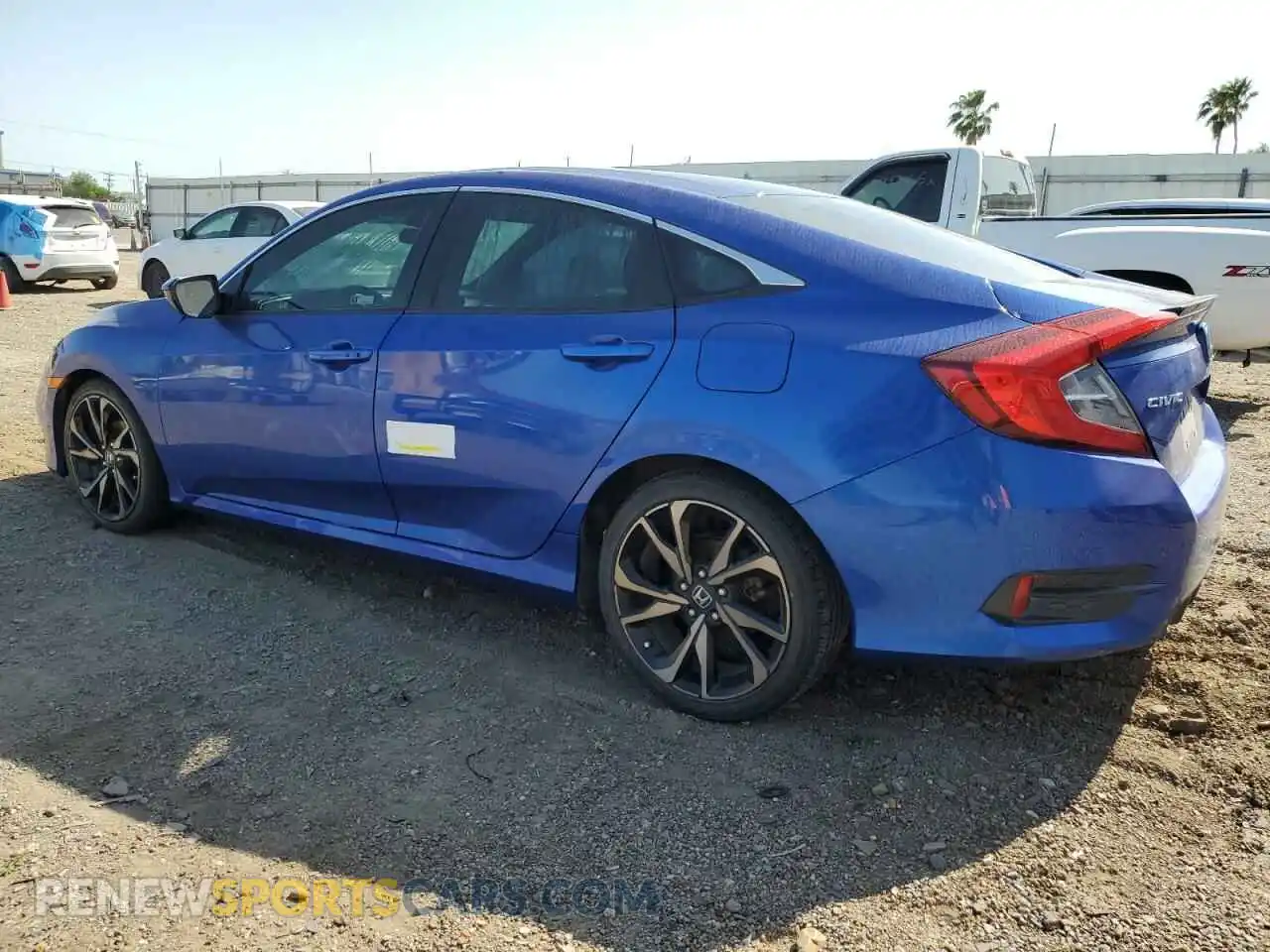 2 fotografías del automóvil dañado 2HGFC2F81MH516316 HONDA CIVIC 2021