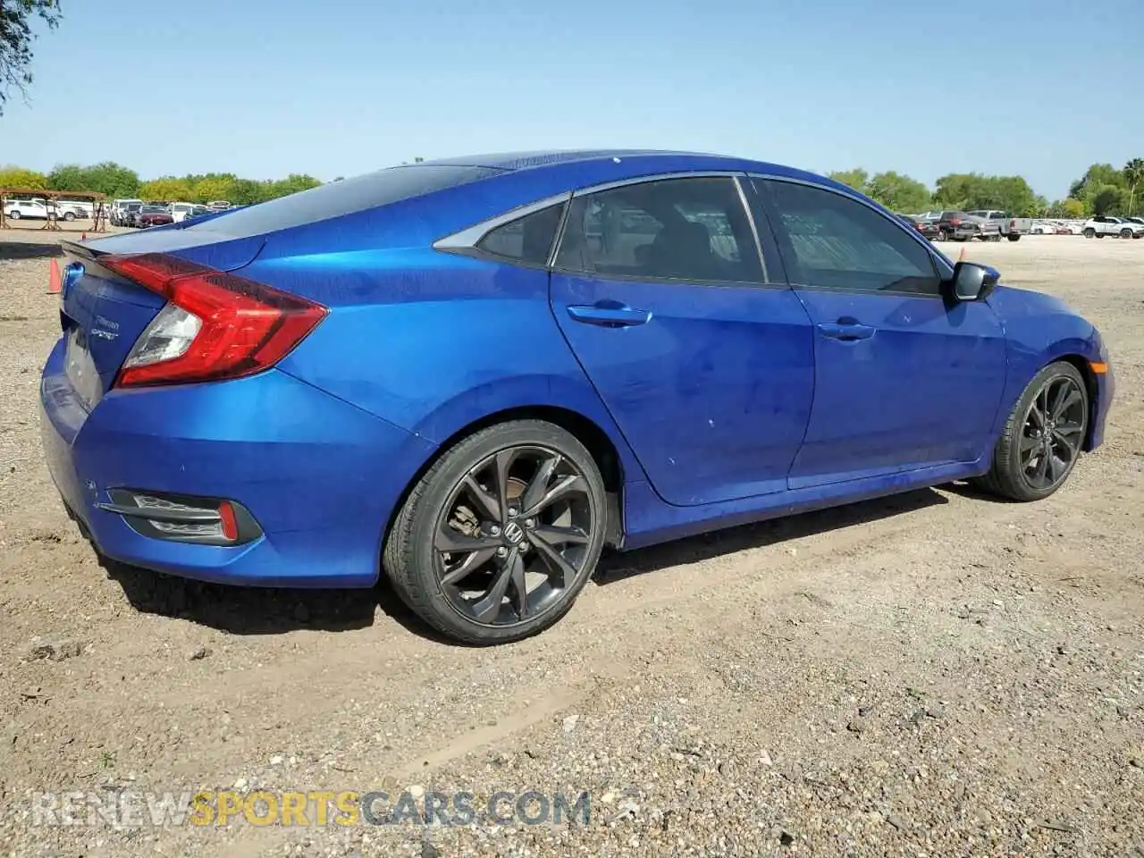3 fotografías del automóvil dañado 2HGFC2F81MH516316 HONDA CIVIC 2021