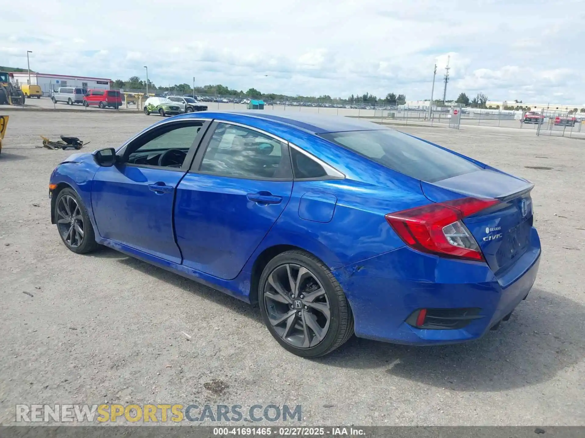 3 Photograph of a damaged car 2HGFC2F81MH516378 HONDA CIVIC 2021