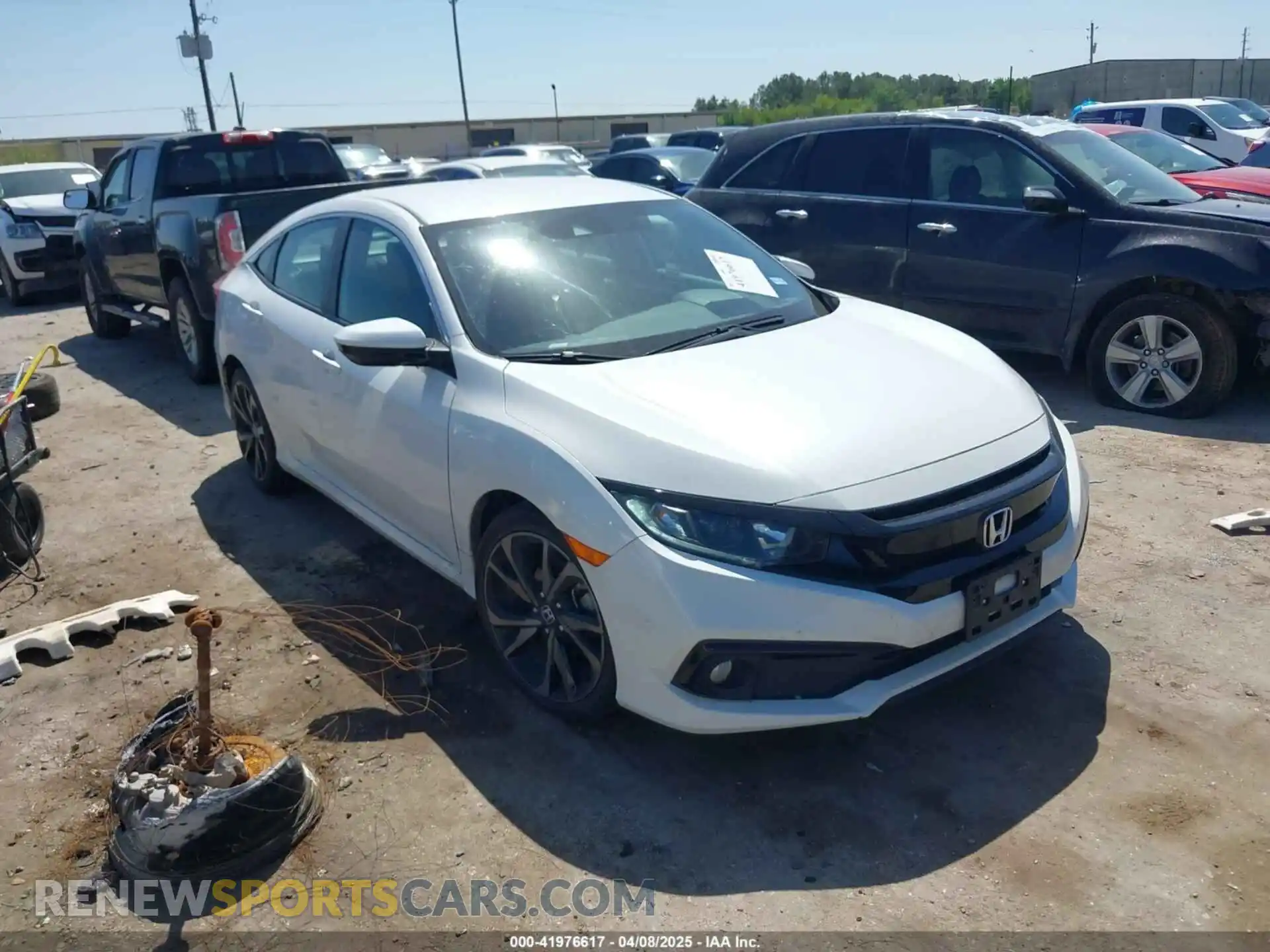 1 Photograph of a damaged car 2HGFC2F81MH522522 HONDA CIVIC 2021