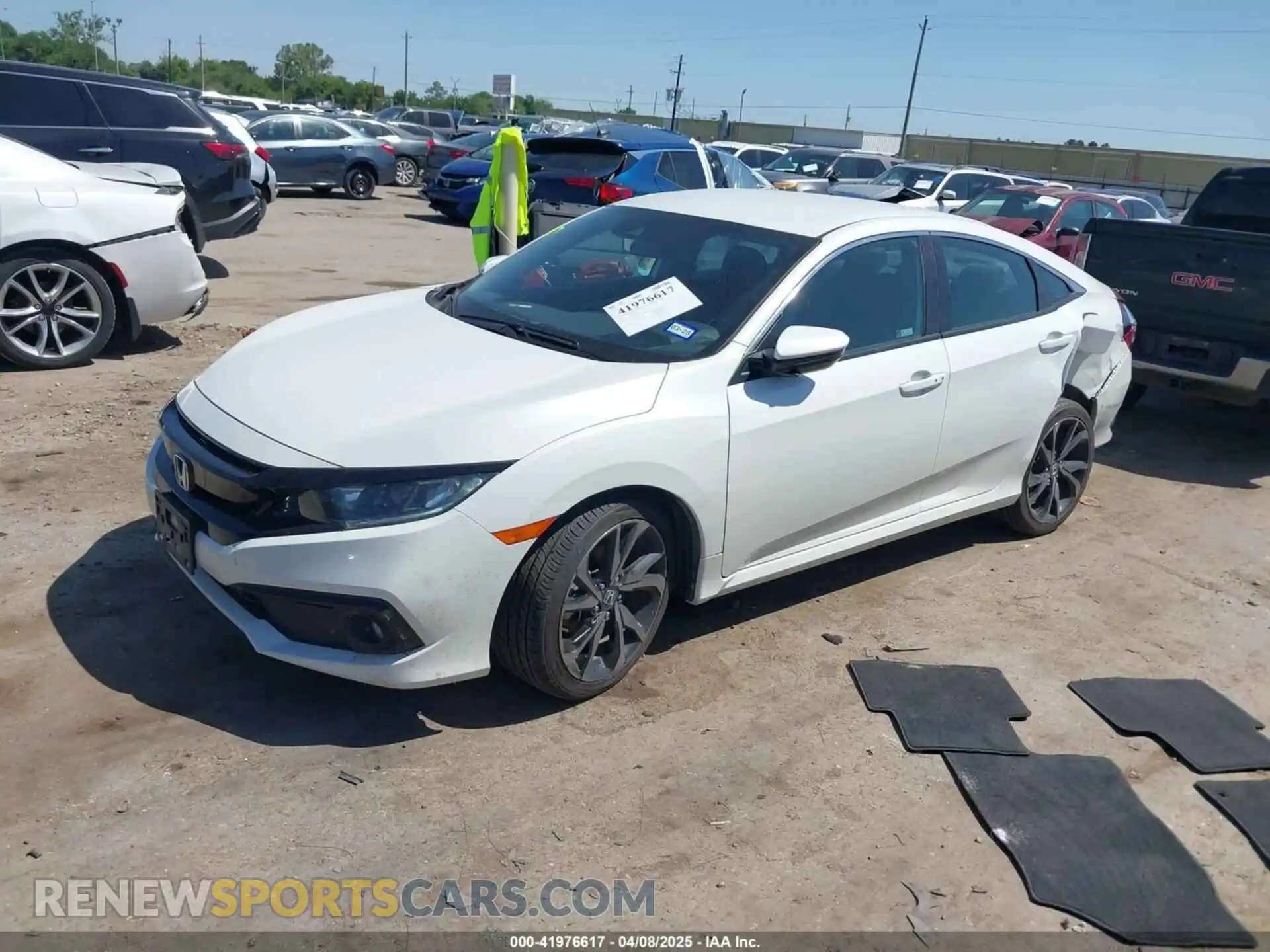 2 Photograph of a damaged car 2HGFC2F81MH522522 HONDA CIVIC 2021