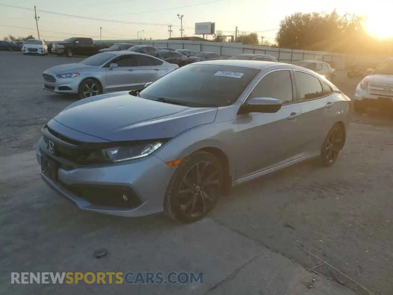 1 Фотография поврежденного автомобиля 2HGFC2F81MH537036 HONDA CIVIC 2021