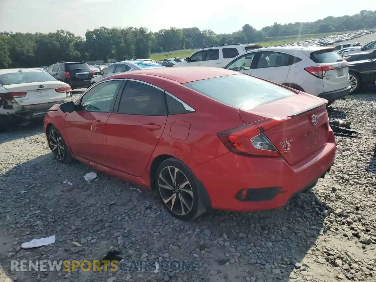 2 Photograph of a damaged car 2HGFC2F81MH537084 HONDA CIVIC 2021